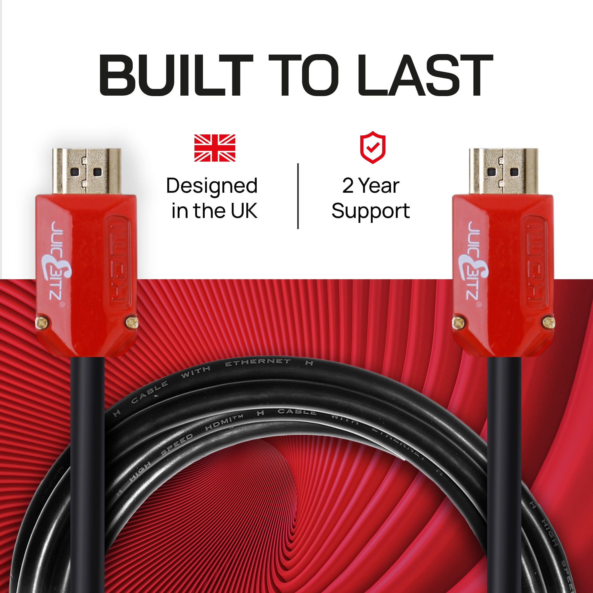 HDMI 2.0 4K Ultra HD 18Gbps High Speed HDMI Cable with Ethernet