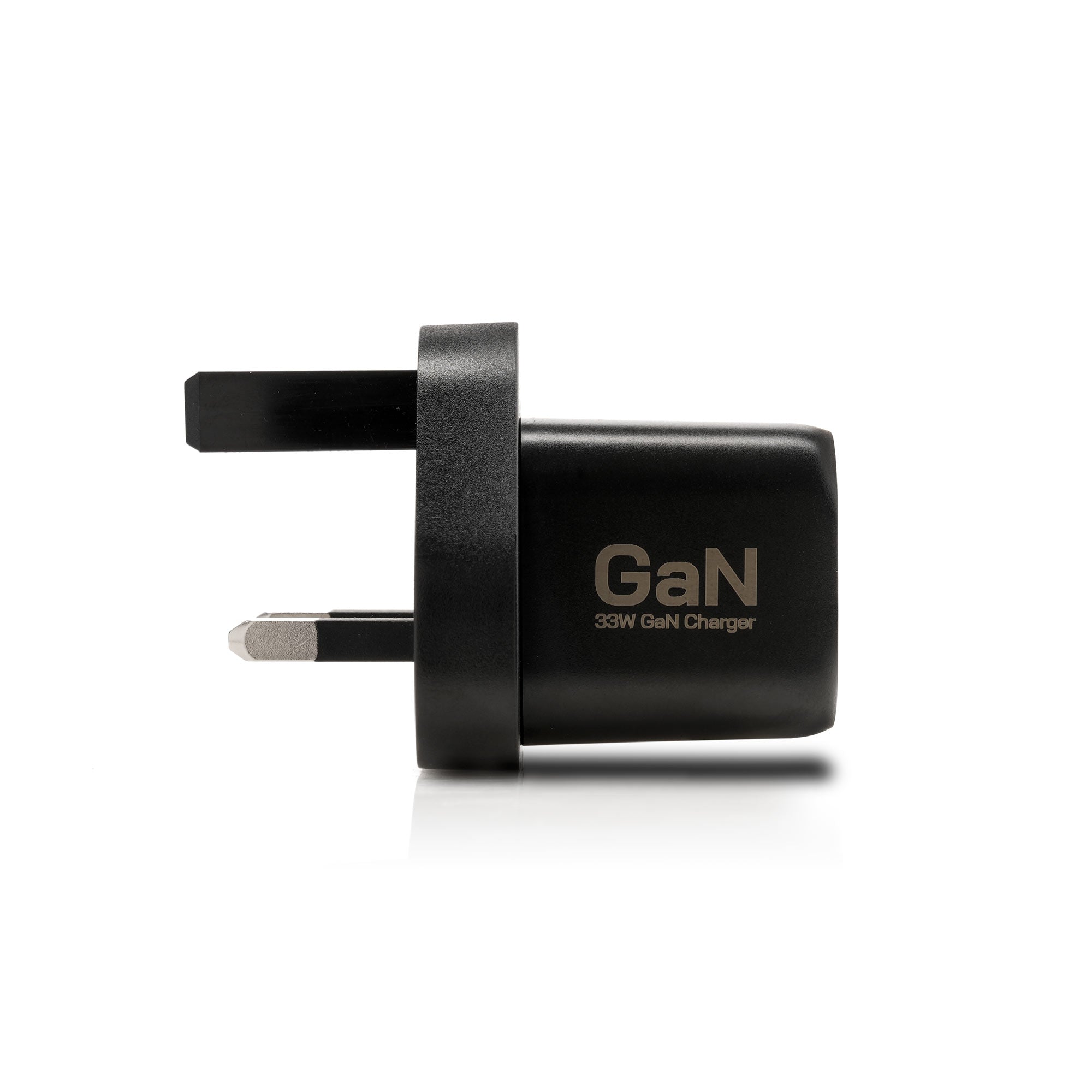 JuicEBrick™ 33W GaN Compact USB-C PD Fast Charger Mains Adapter UK Plug - Black