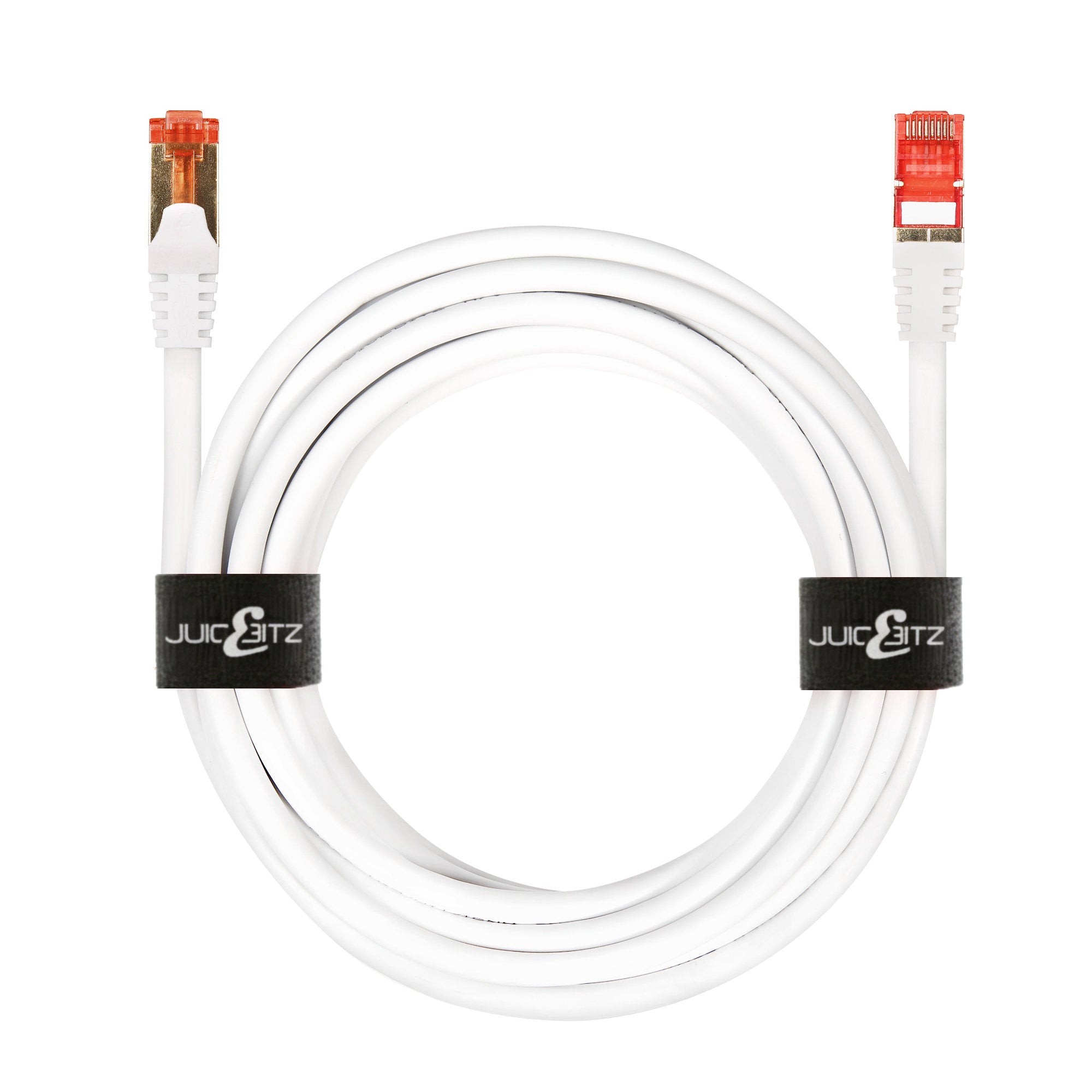 CAT6 Shielded RJ45 Network LAN SFTP Patch Cable LSZH - White