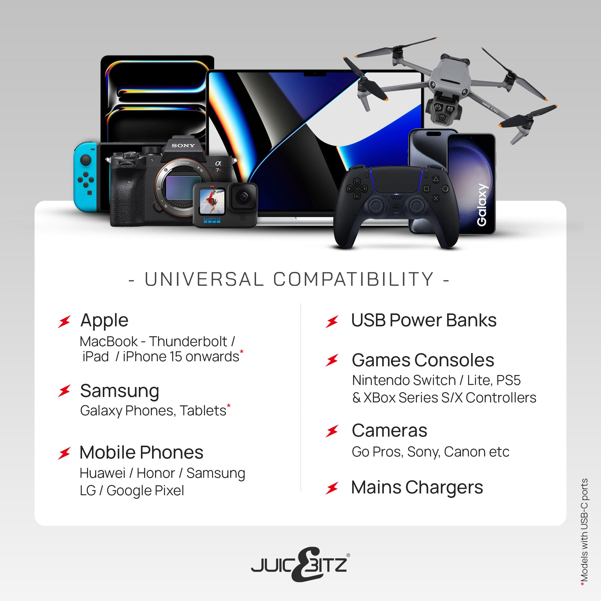 PRO Series 100W USB-C to USB-C Ultra Fast Charger Cable HDMI USB3.1 Data 10Gbps Braided Lead - Red