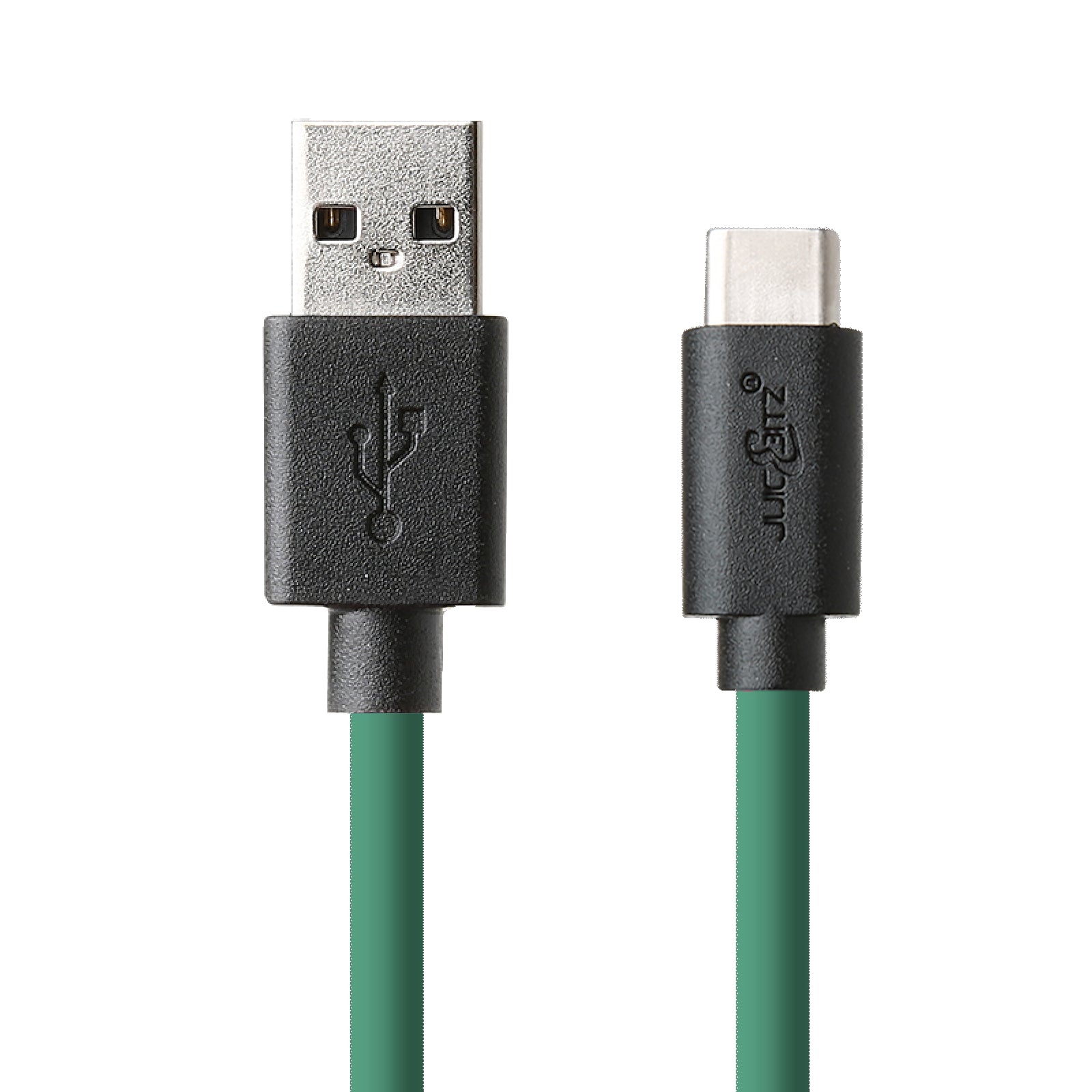 USB 2.0 Male to USB-C 3A Fast Charger Data Cable - Green