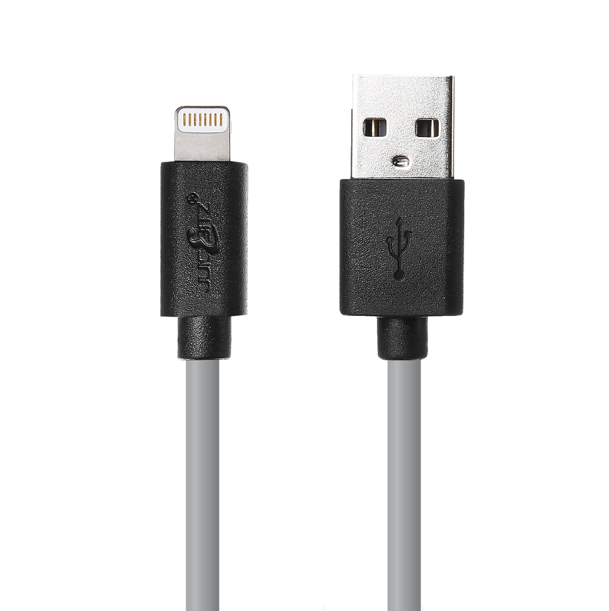 USB Charger Cable Data Sync Lead for iPhone, iPad, iPod - Grey
