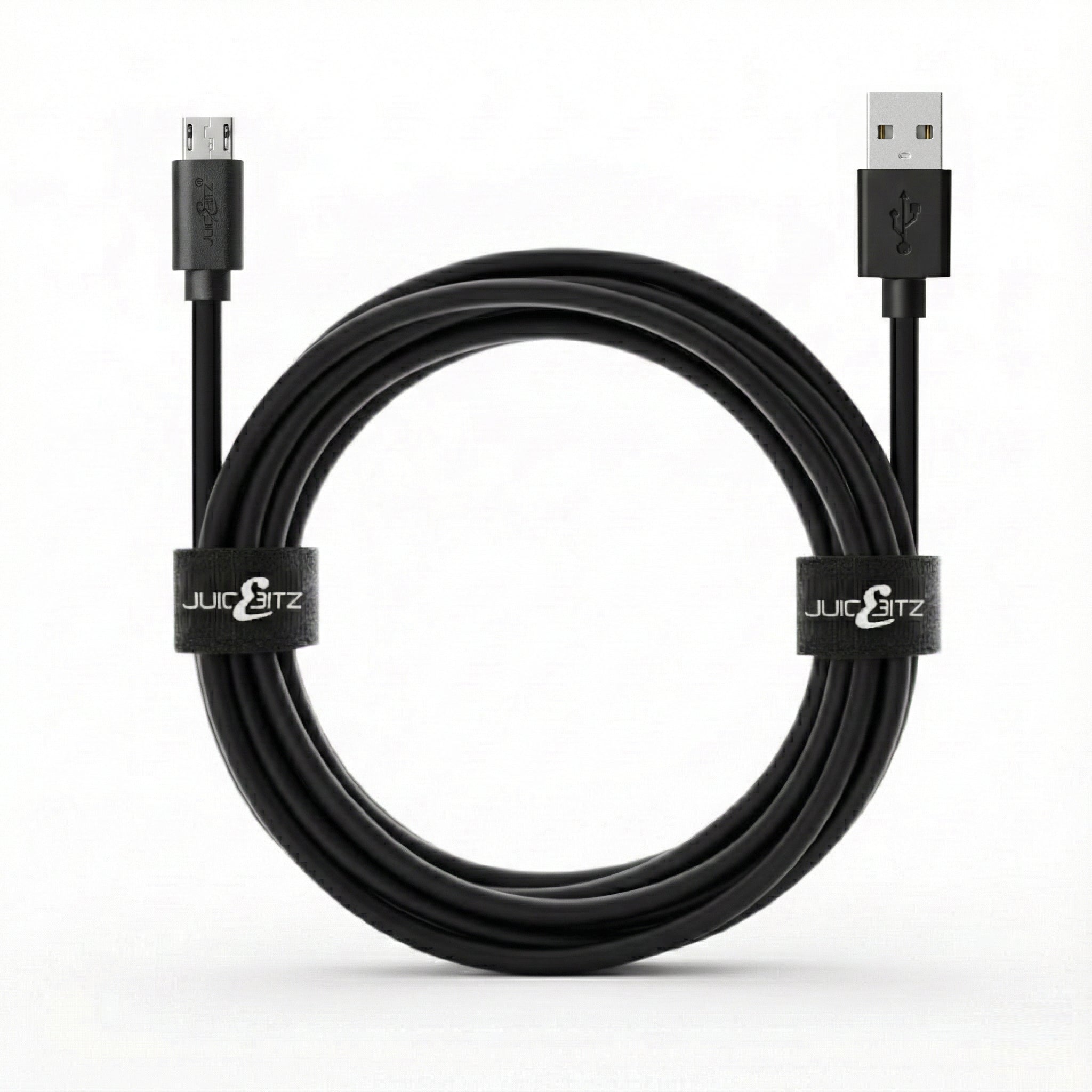 USB 2.0 to Micro-USB Fast Charger Cable High Speed Data Transfer Lead - Black
