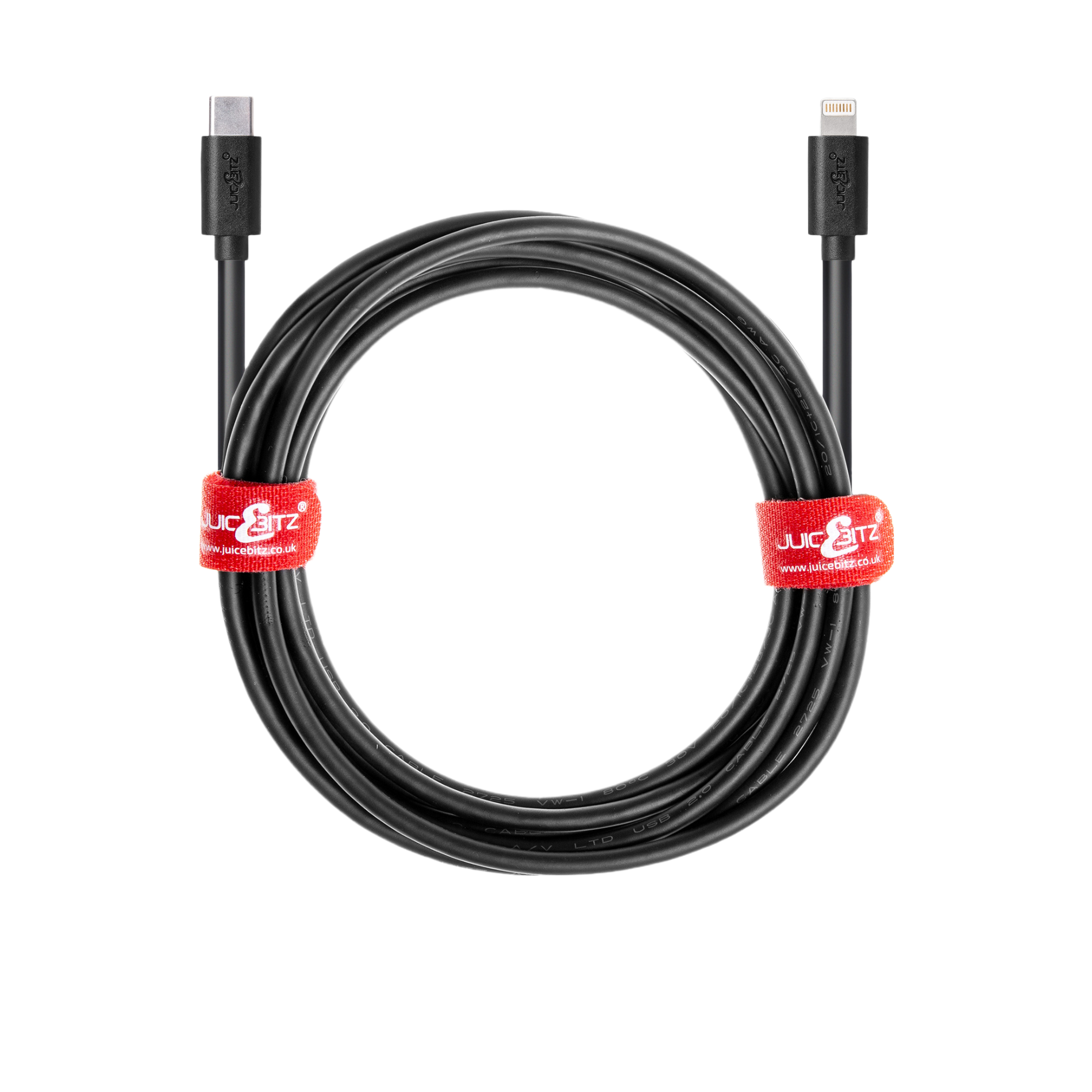 USB-C PD Fast Charger Cable Sync Wire for iPhone 14 13 12 11 XR XS SE 8 - Black