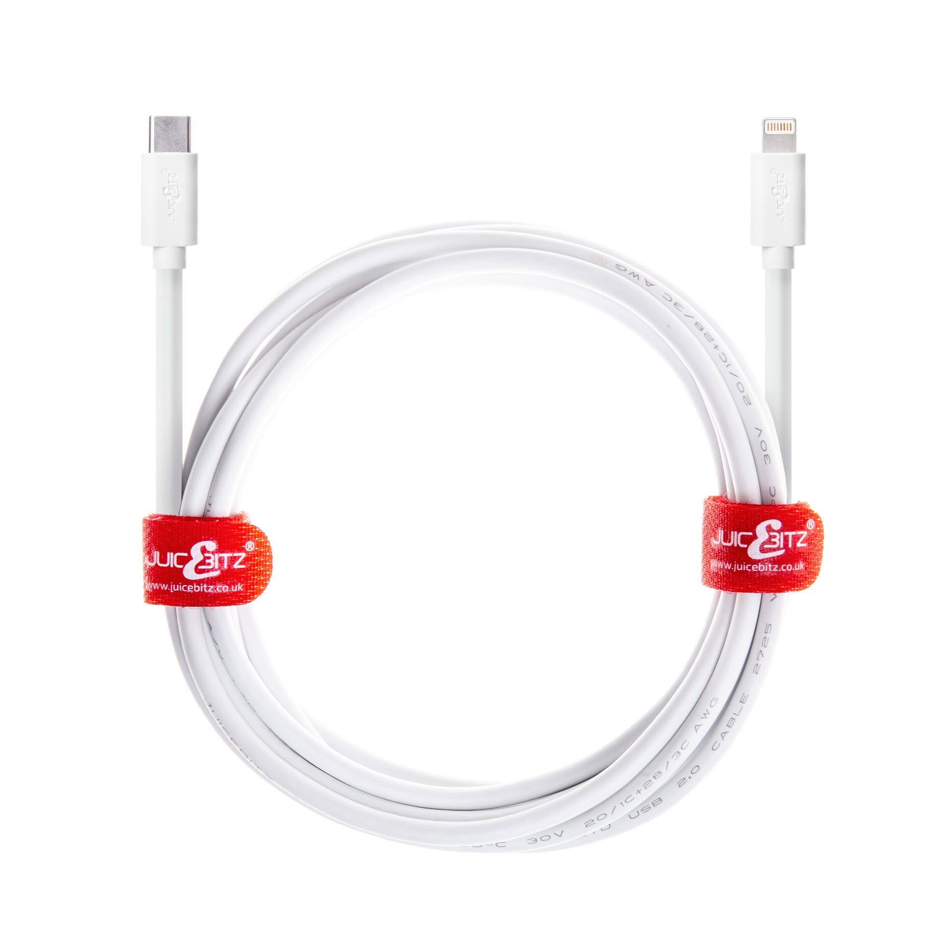 USB-C PD Fast Charger Cable Sync Wire for iPhone 14 13 12 11 XR XS SE 8 - White