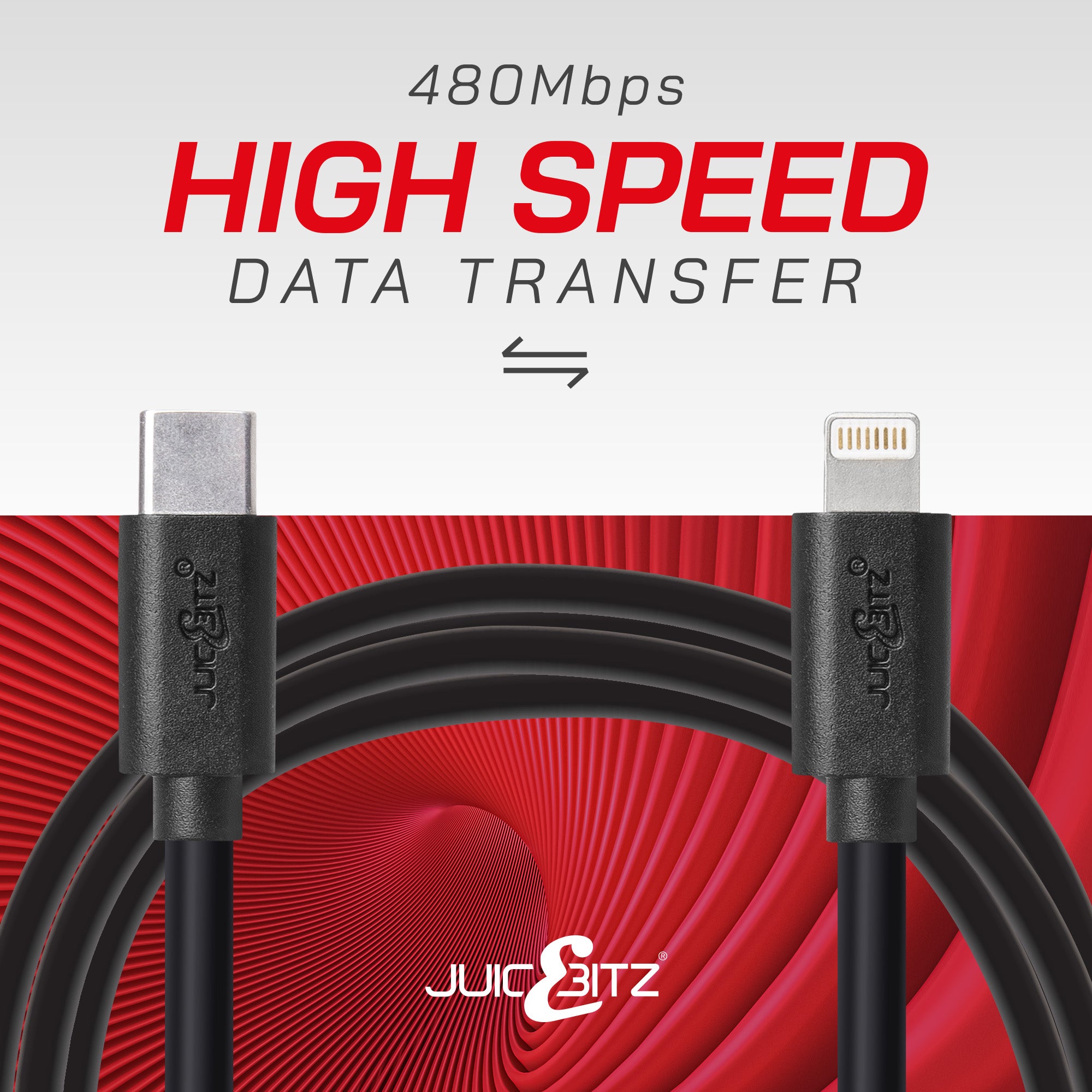 USB-C PD Fast Charger Cable Sync Wire for iPhone 14 13 12 11 XR XS SE 8 - Black