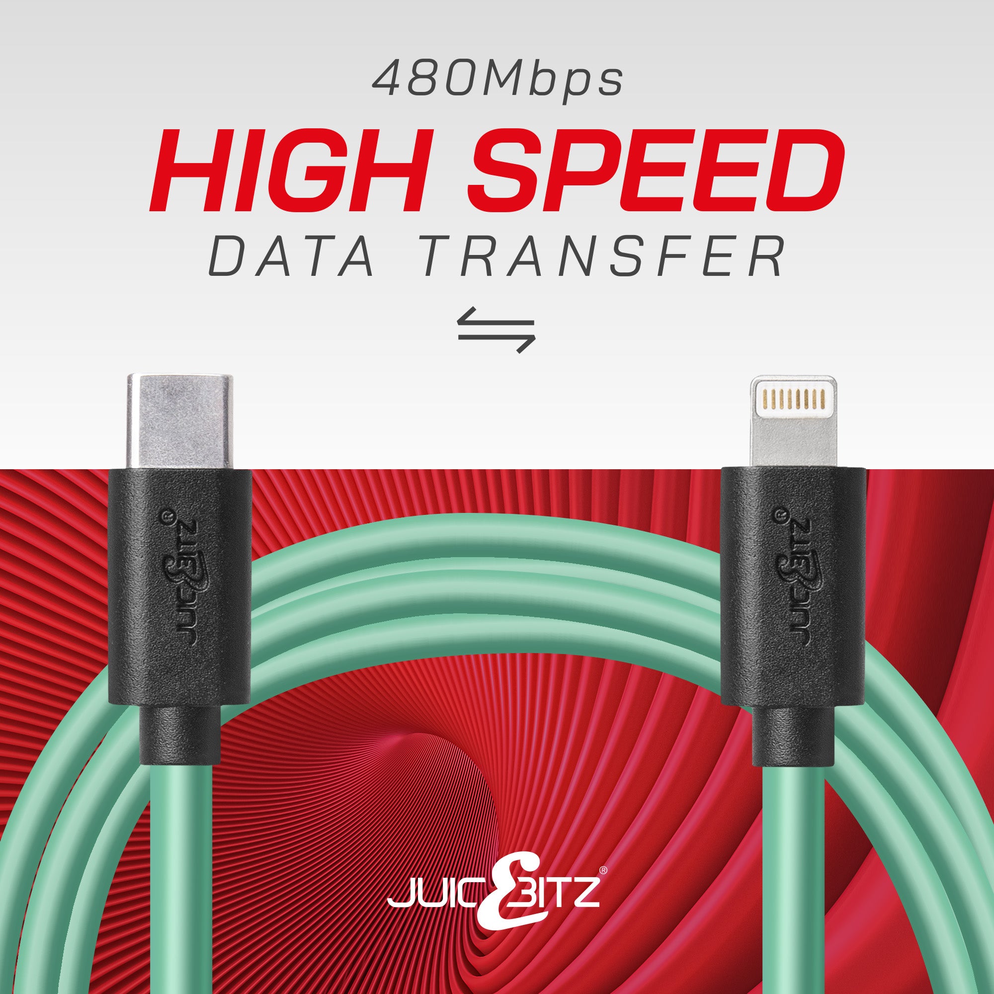 USB-C PD Fast Charger Cable Sync Wire for iPhone 14 13 12 11 XR XS SE 8 - Green