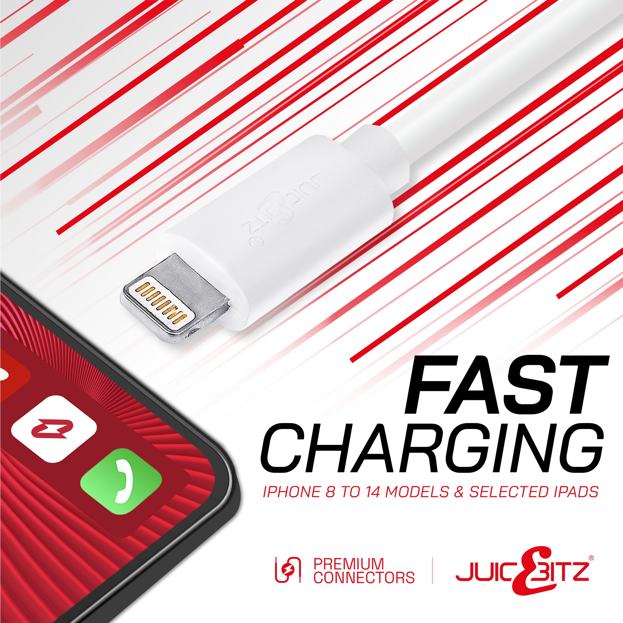 USB-C PD Fast Charger Cable Sync Wire for iPhone 14 13 12 11 XR XS SE 8 - White