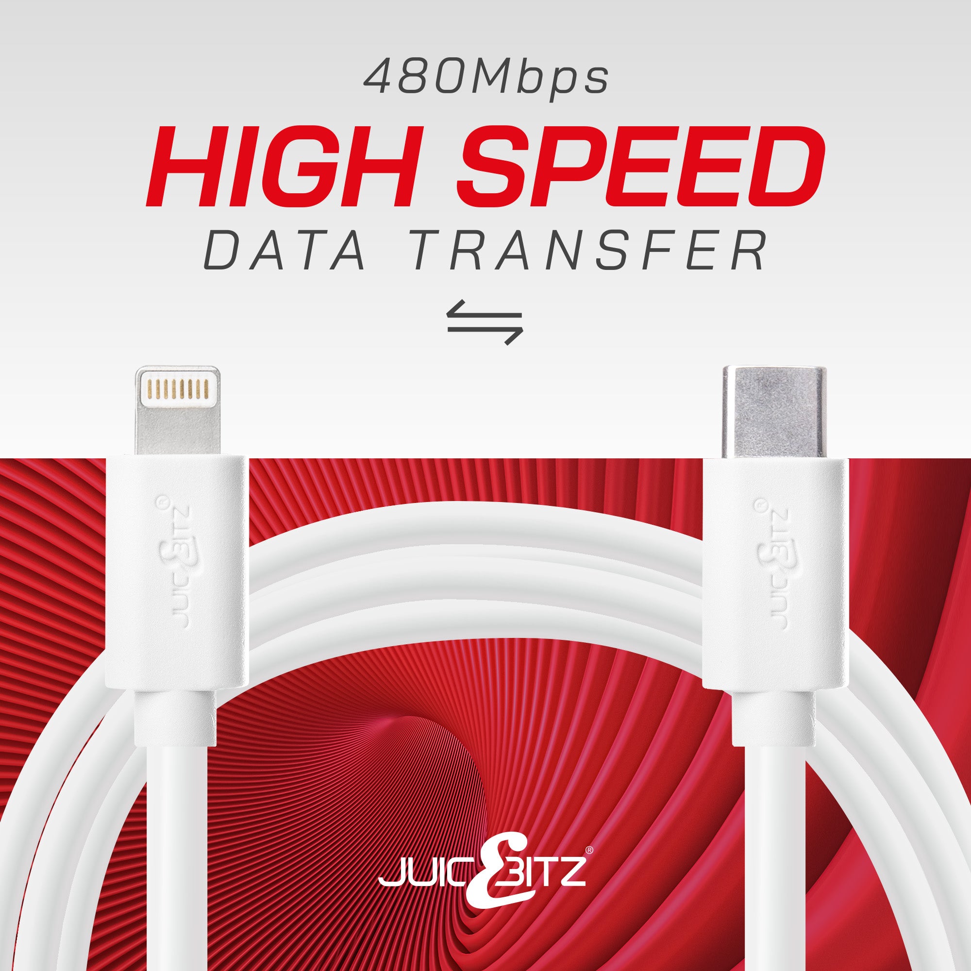 USB-C PD Fast Charger Cable Sync Wire for iPhone 14 13 12 11 XR XS SE 8 - White