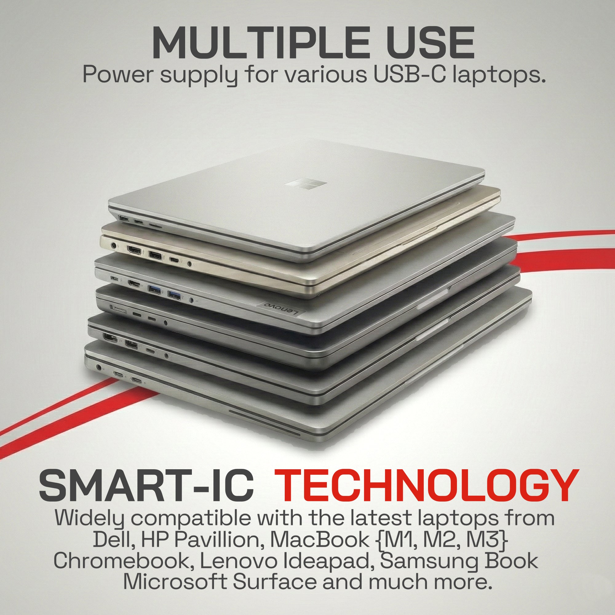 65W USB-C Laptop Charger - Universal