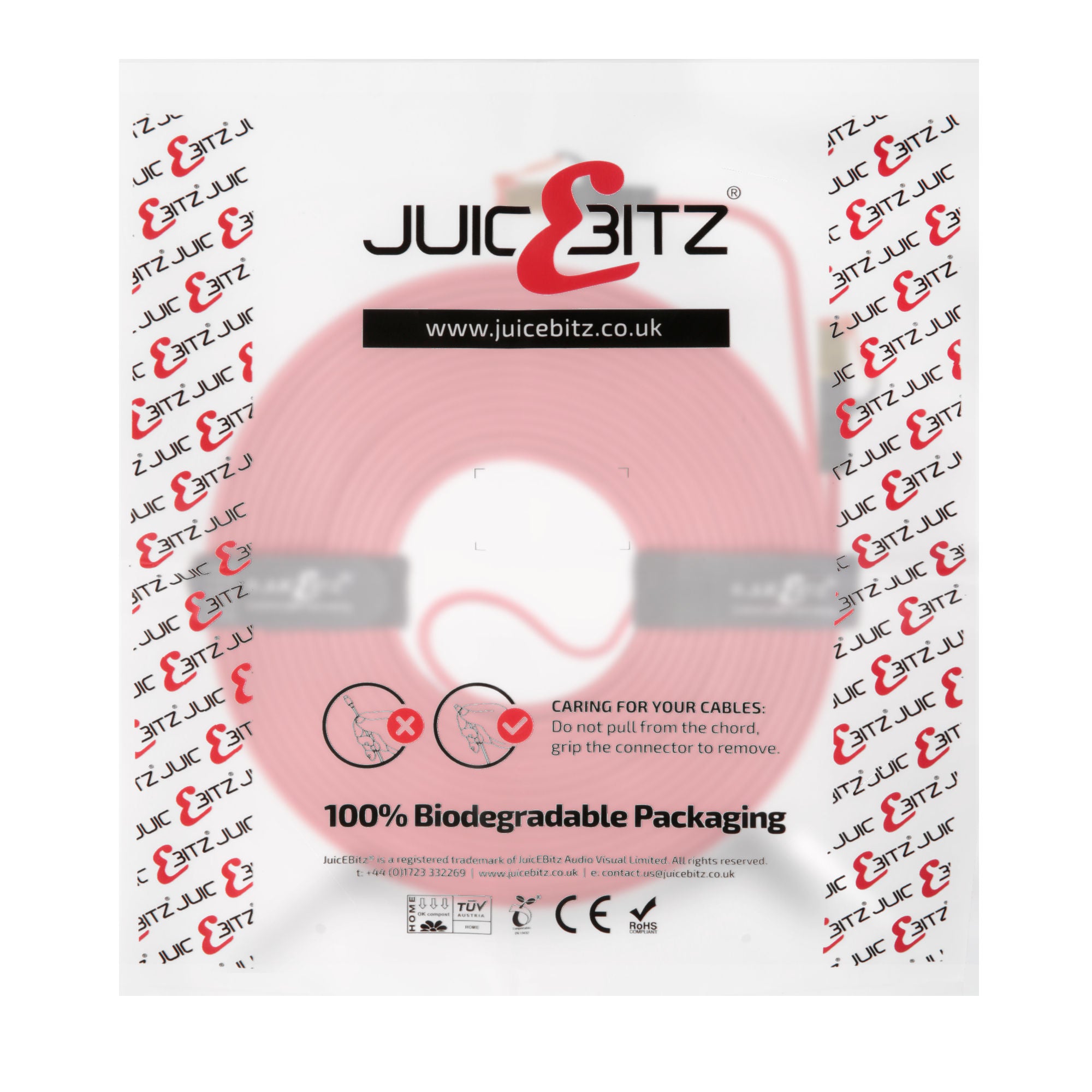 CAT7 Flat Shielded Gigabit Ethernet RJ45 LAN SFTP Patch Cable LSZH - Red