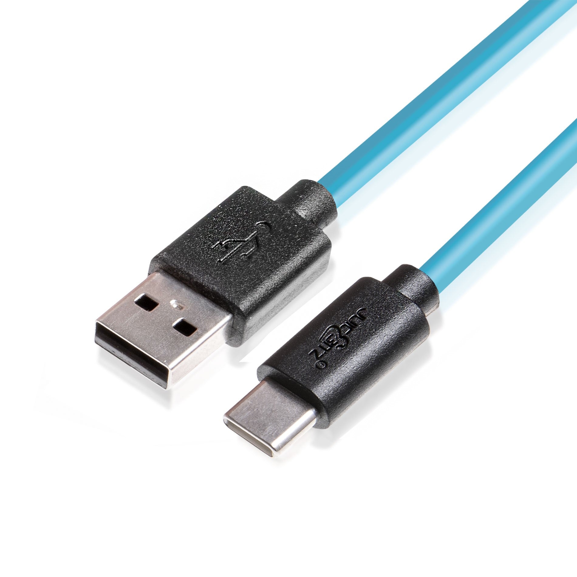USB 2.0 Male to USB-C 3A Fast Charger Data Cable - Blue