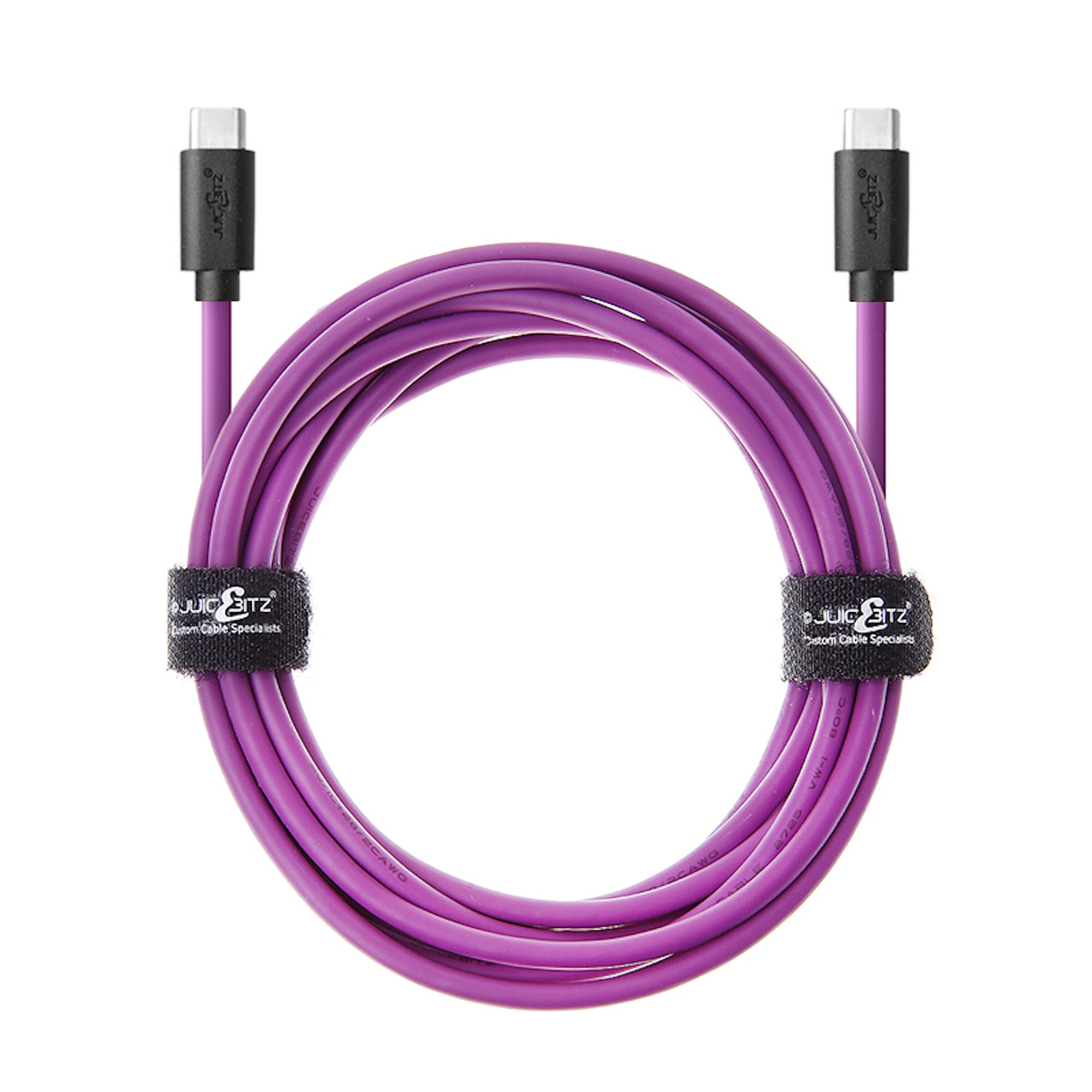 USB-C to USB-C 3A Charger Cable USB 2.0 Data Transfer Lead - Purple