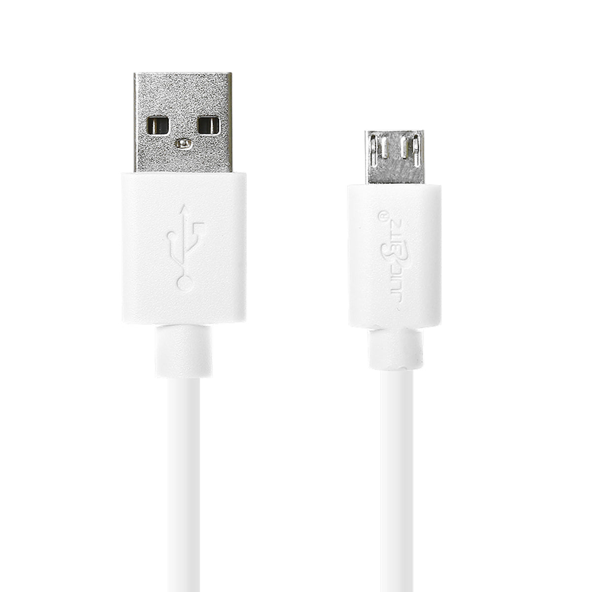 USB 2.0 to Micro-USB Fast Charger Cable High Speed Data Transfer Lead - White