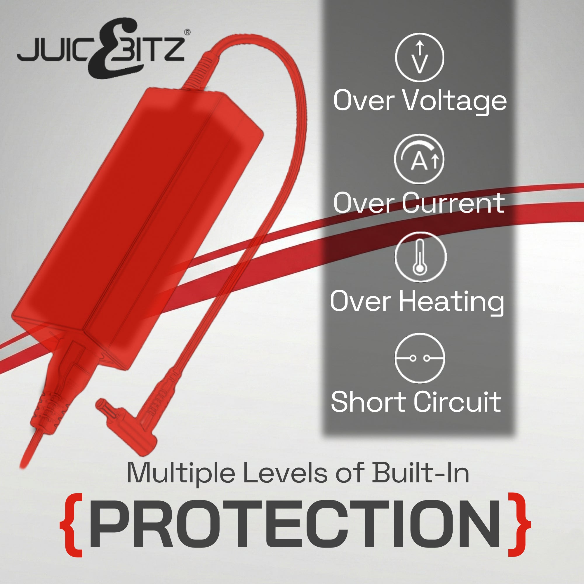 65W HP Laptop Charger - Round Tip 4.5mm x 3.0mm
