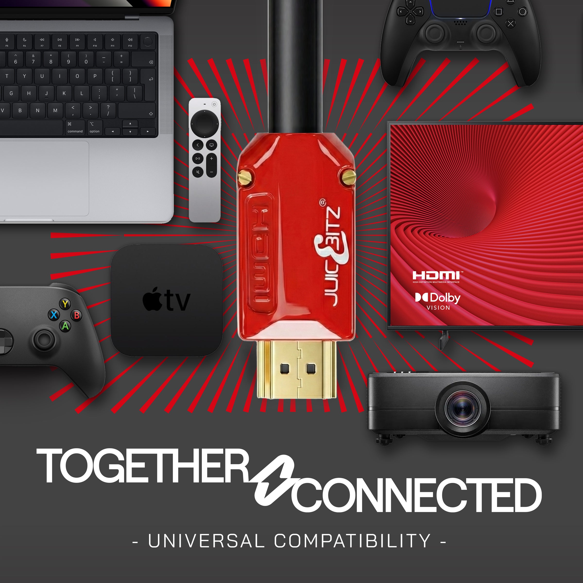 HDMI 2.0 4K Ultra HD 18Gbps High Speed HDMI Cable with Ethernet