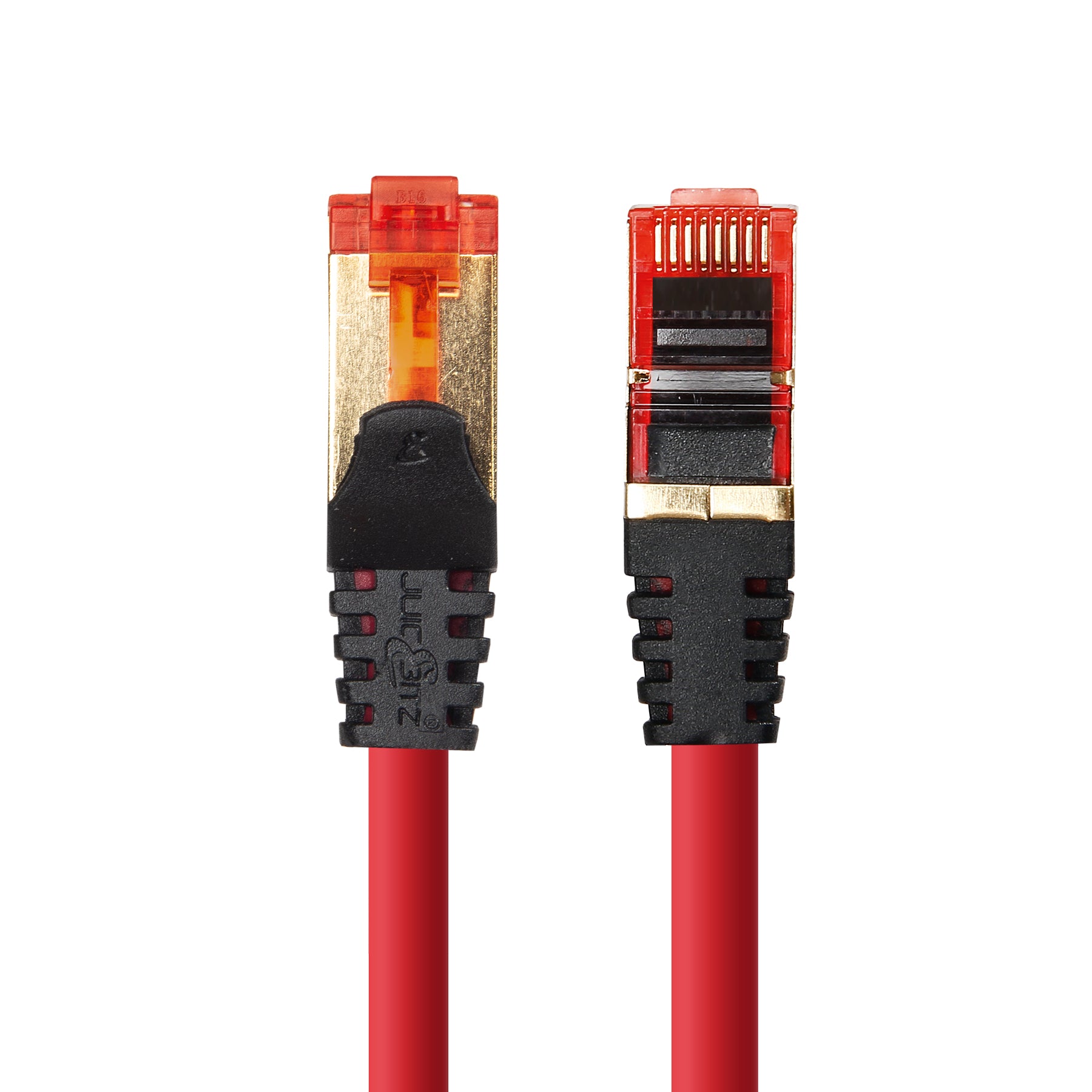 CAT6 Shielded RJ45 Ethernet LAN SFTP Patch Cable LSZH - Red