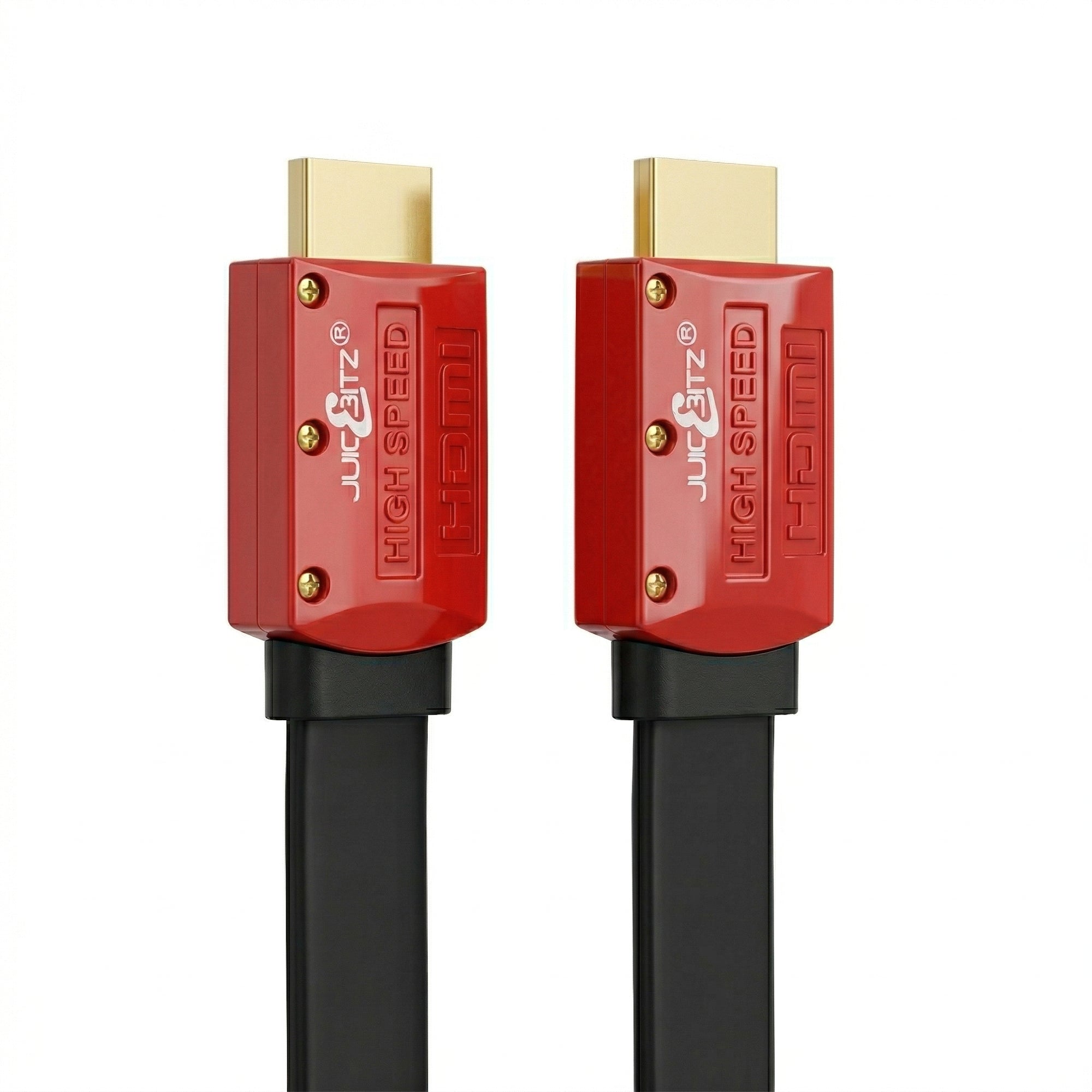 4K 60Hz HDMI 2.0 Flat Cable – Slim 18Gbps HDR ARC Lead (Ideal for Laptops)