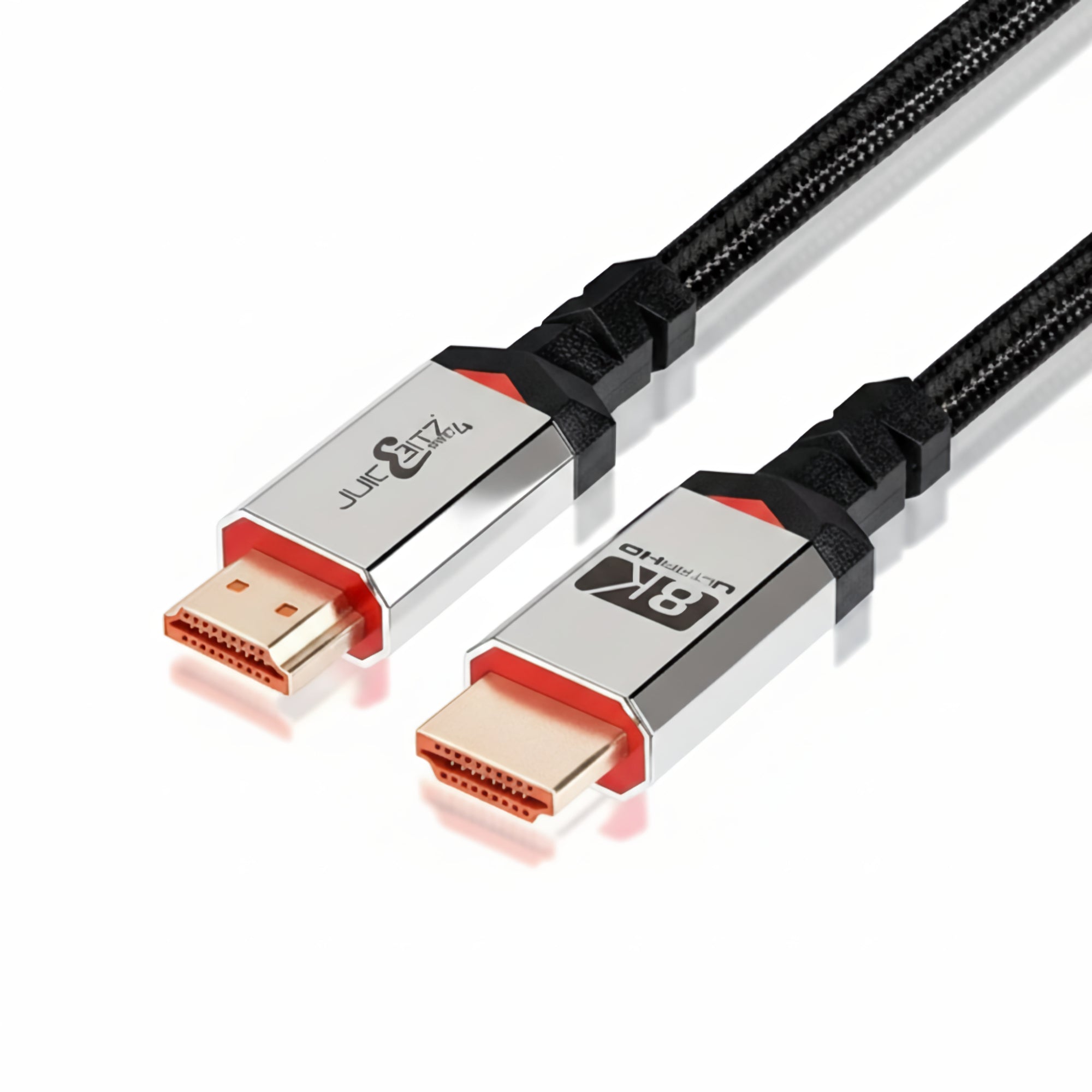 PRO Series 8k HDMI v2.1 Braided Cable UHD Ultra High Speed Lead 48Gbps 4320p 2160p 1080p HDR