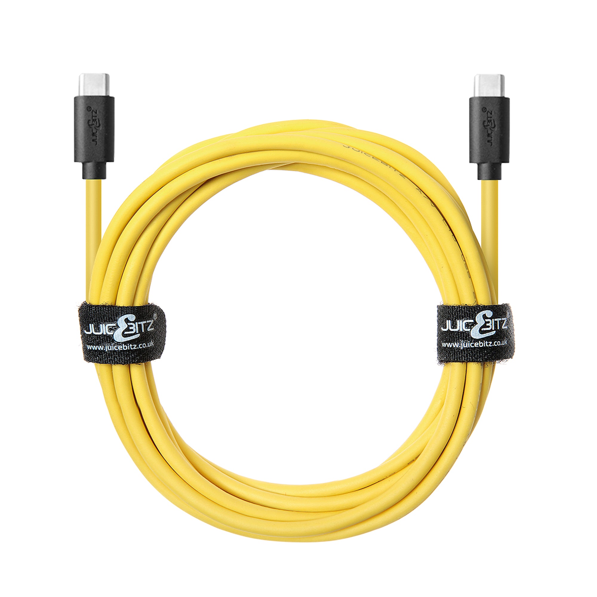 USB-C to USB-C 3A Charger Cable USB 2.0 Data Transfer Lead - Yellow