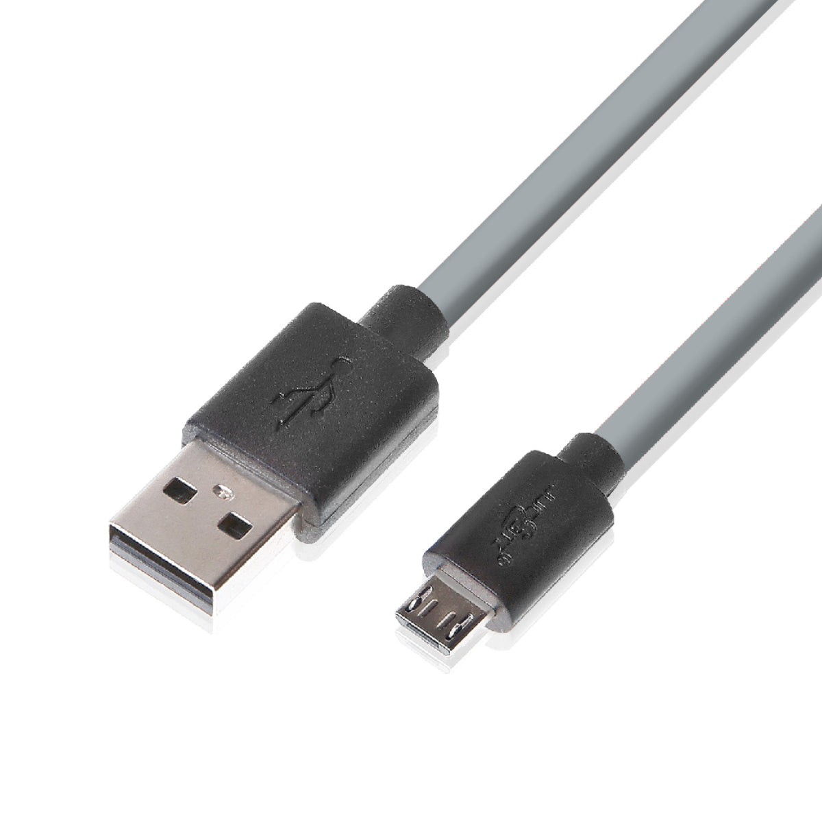 USB 2.0 to Micro-USB Fast Charger Cable High Speed Data Transfer Lead - Grey