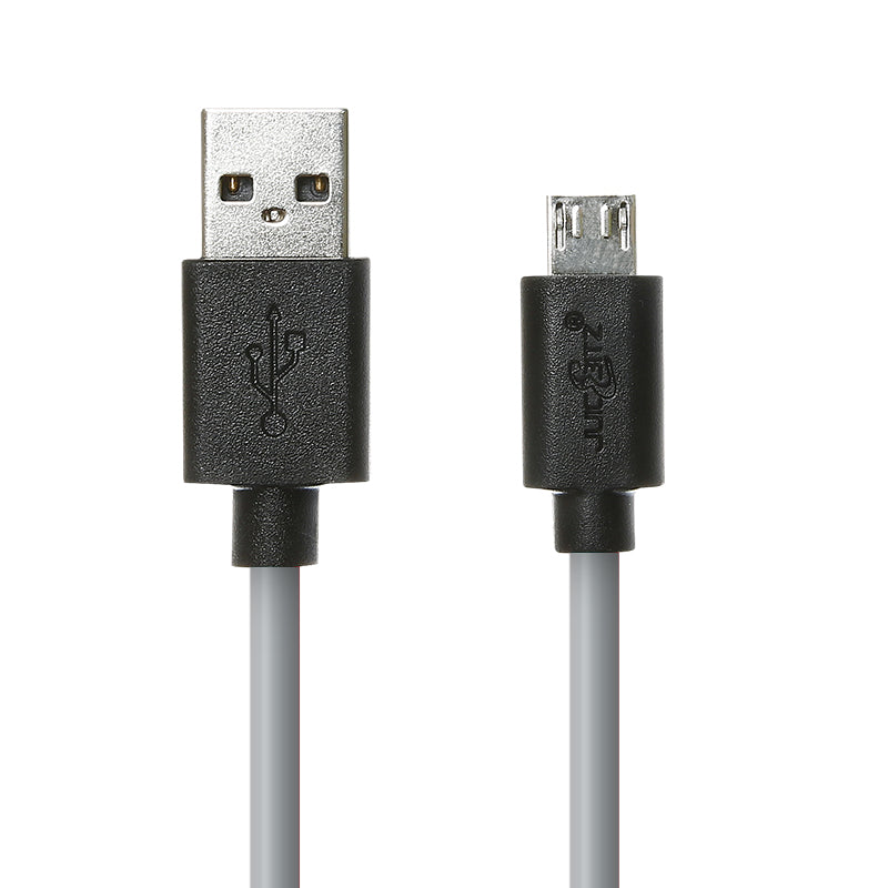 USB 2.0 to Micro-USB Fast Charger Cable High Speed Data Transfer Lead - Grey