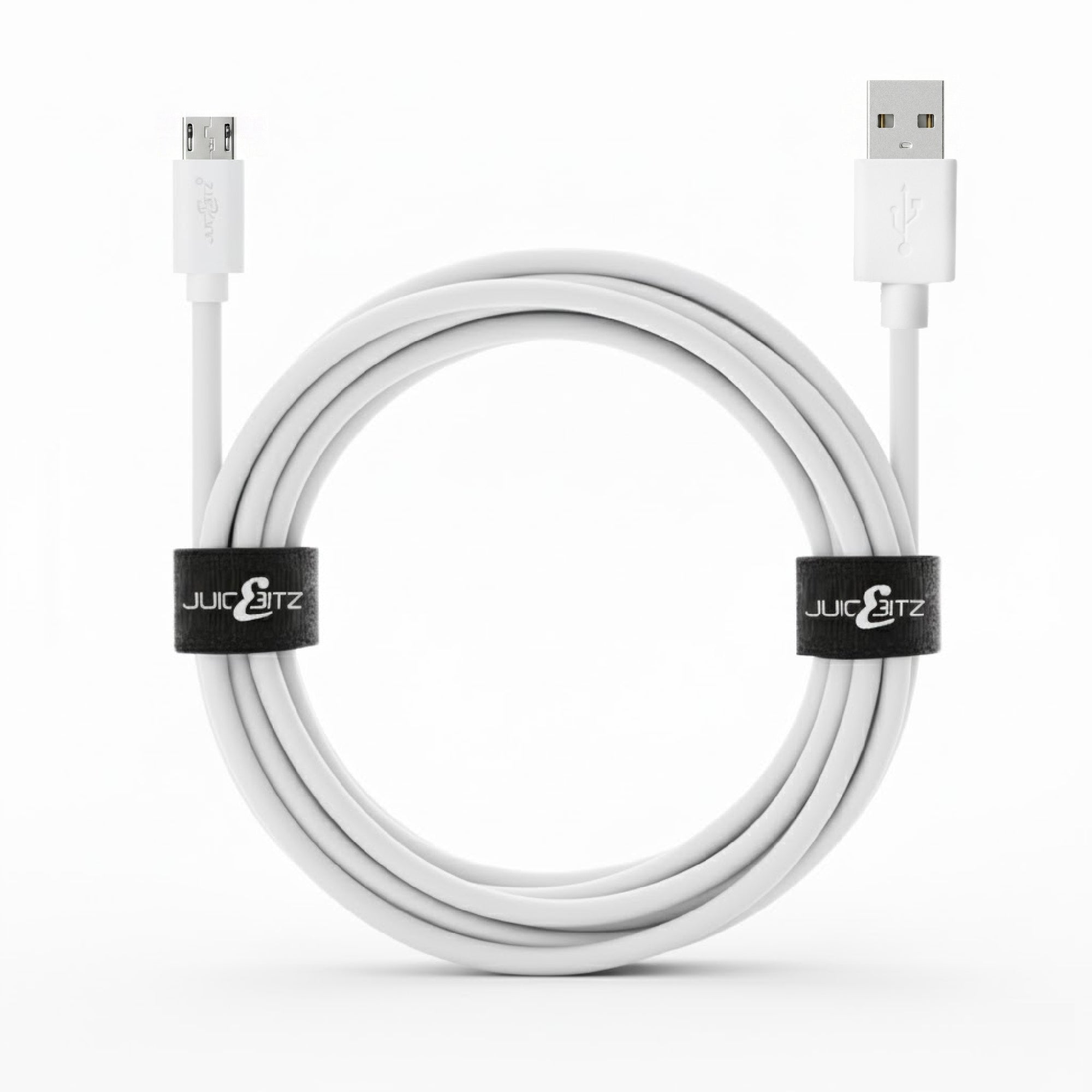 USB 2.0 to Micro-USB Fast Charger Cable High Speed Data Transfer Lead - White
