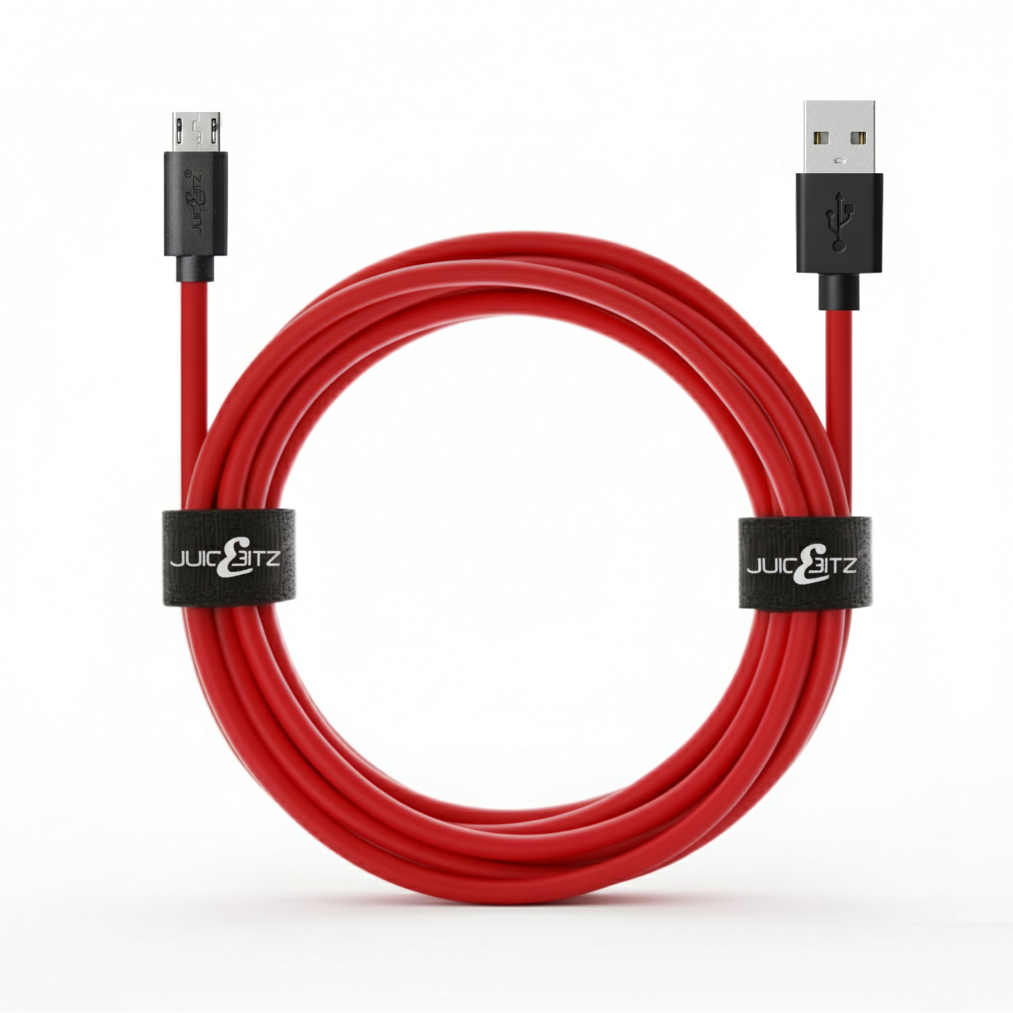 USB 2.0 to Micro-USB Fast Charger Cable High Speed Data Transfer Lead - Red