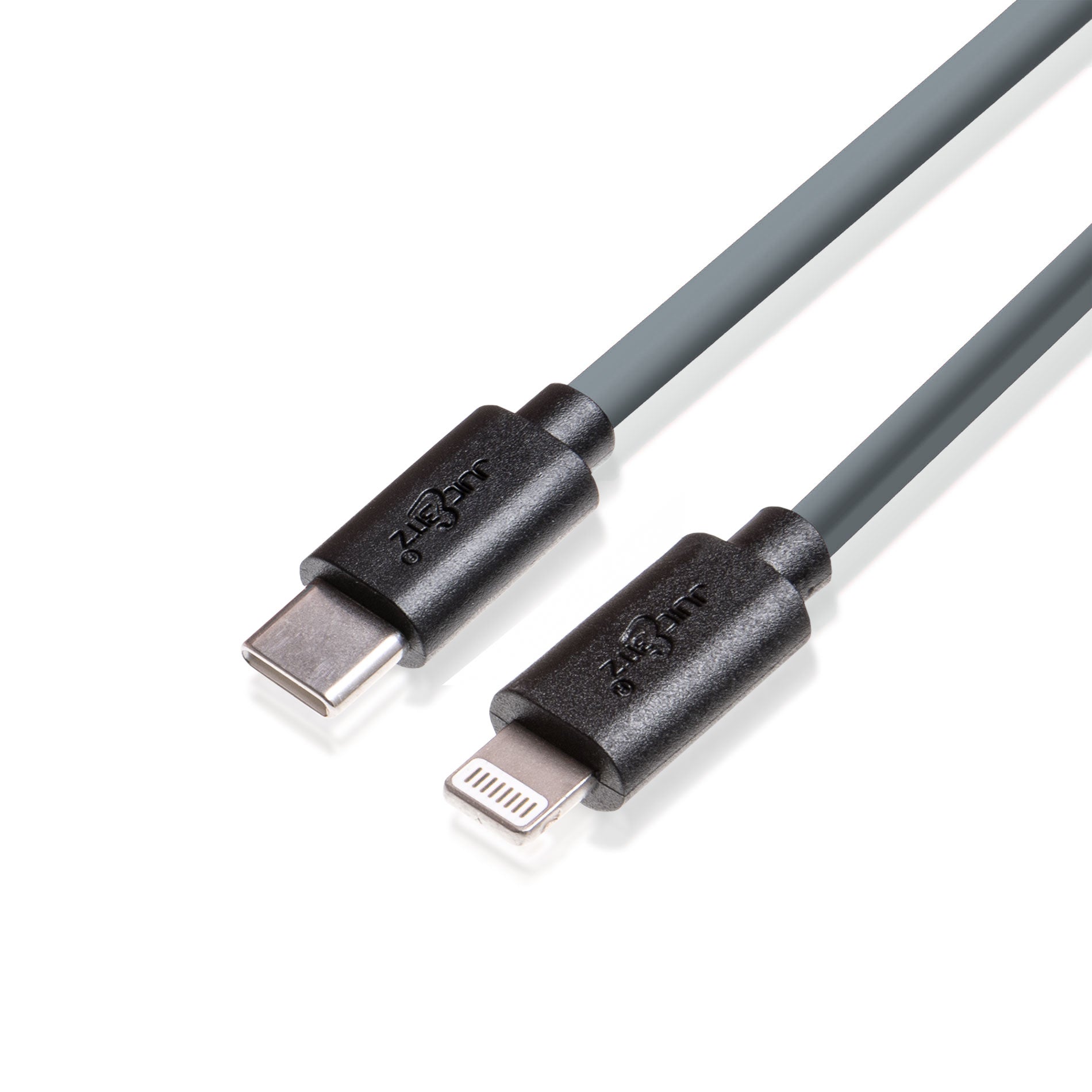 USB-C 3A Fast Charger Cable for iPhone 14 13 12 11 XR XS SE X 8 - Grey