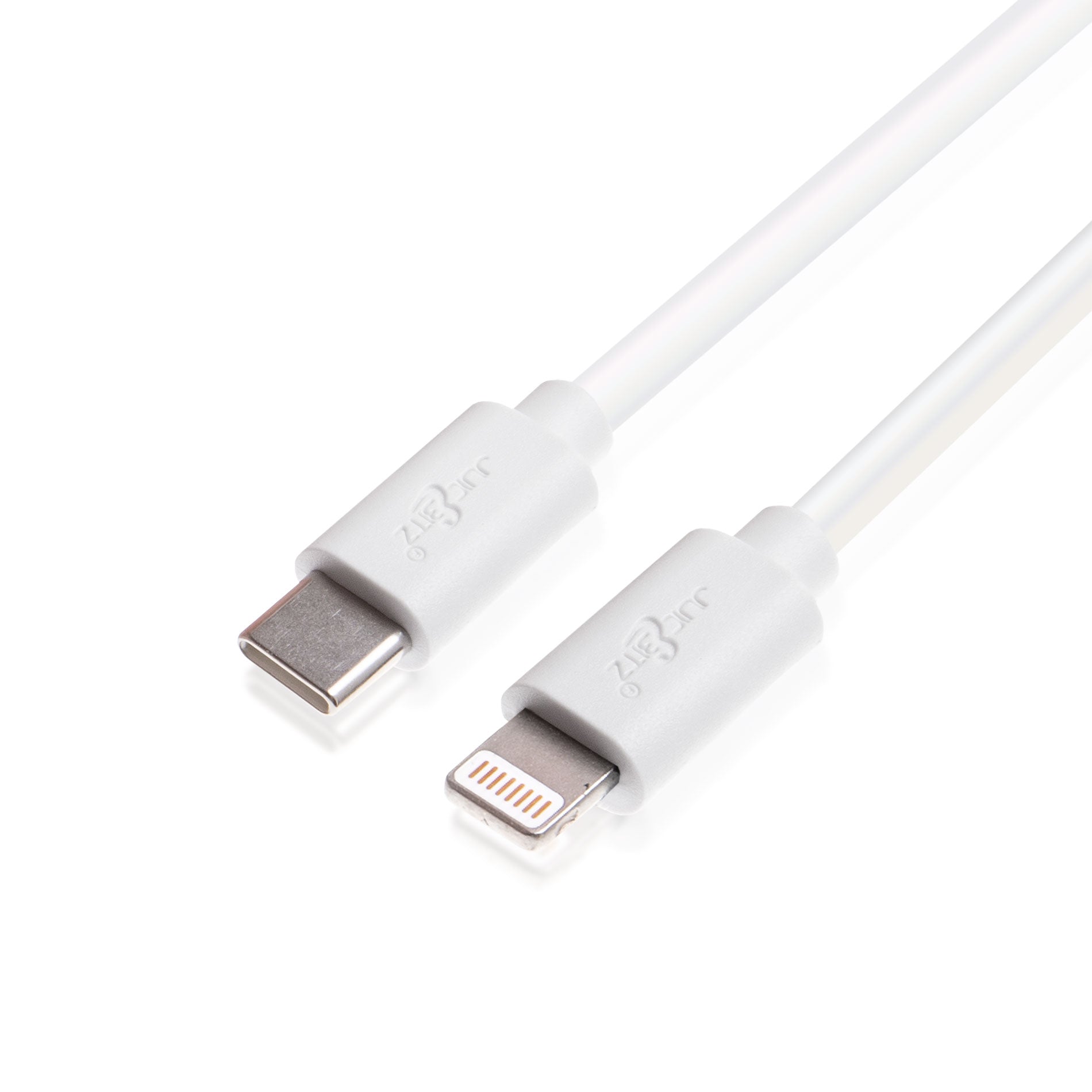 JuicEBitz Braided USB-C To Lightning Fast Charge Cable For IPhone - 3 Year Warranty, Red