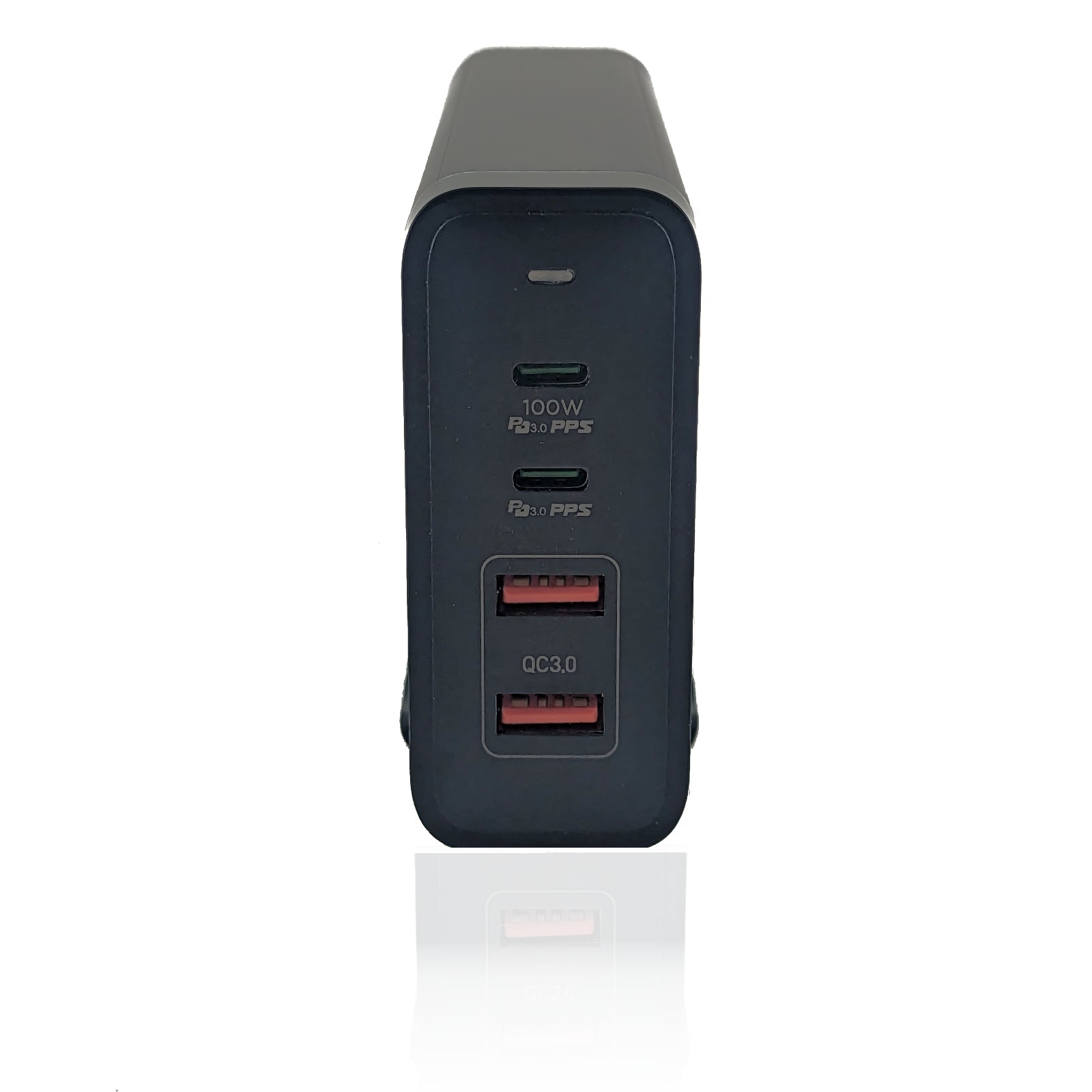 JuicEHub™ 245W GaN 4 Port Power Station Fast Desktop Charger QC3.0 & PD3.0 USB-C - Black