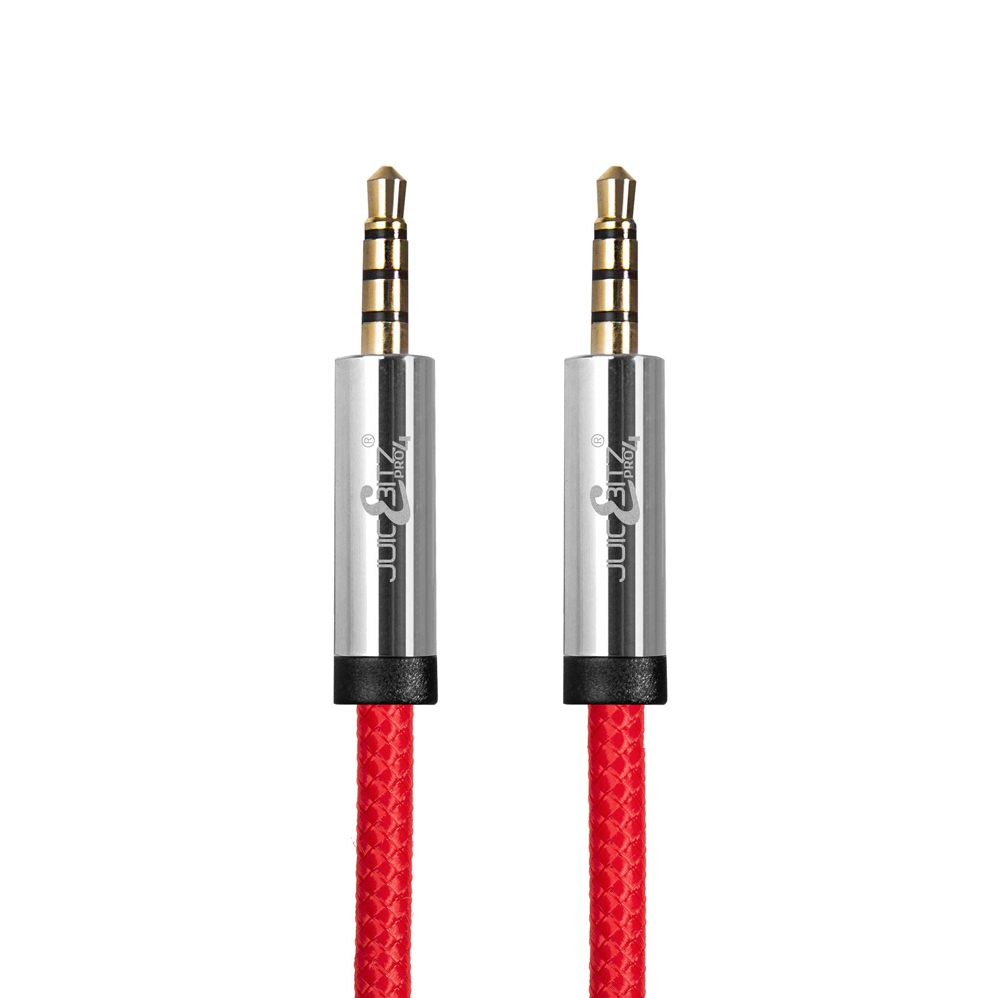 PRO Series 3.5mm to 3.5mm Braided Stereo Jack Lead 4 Pole Conductors - 1m