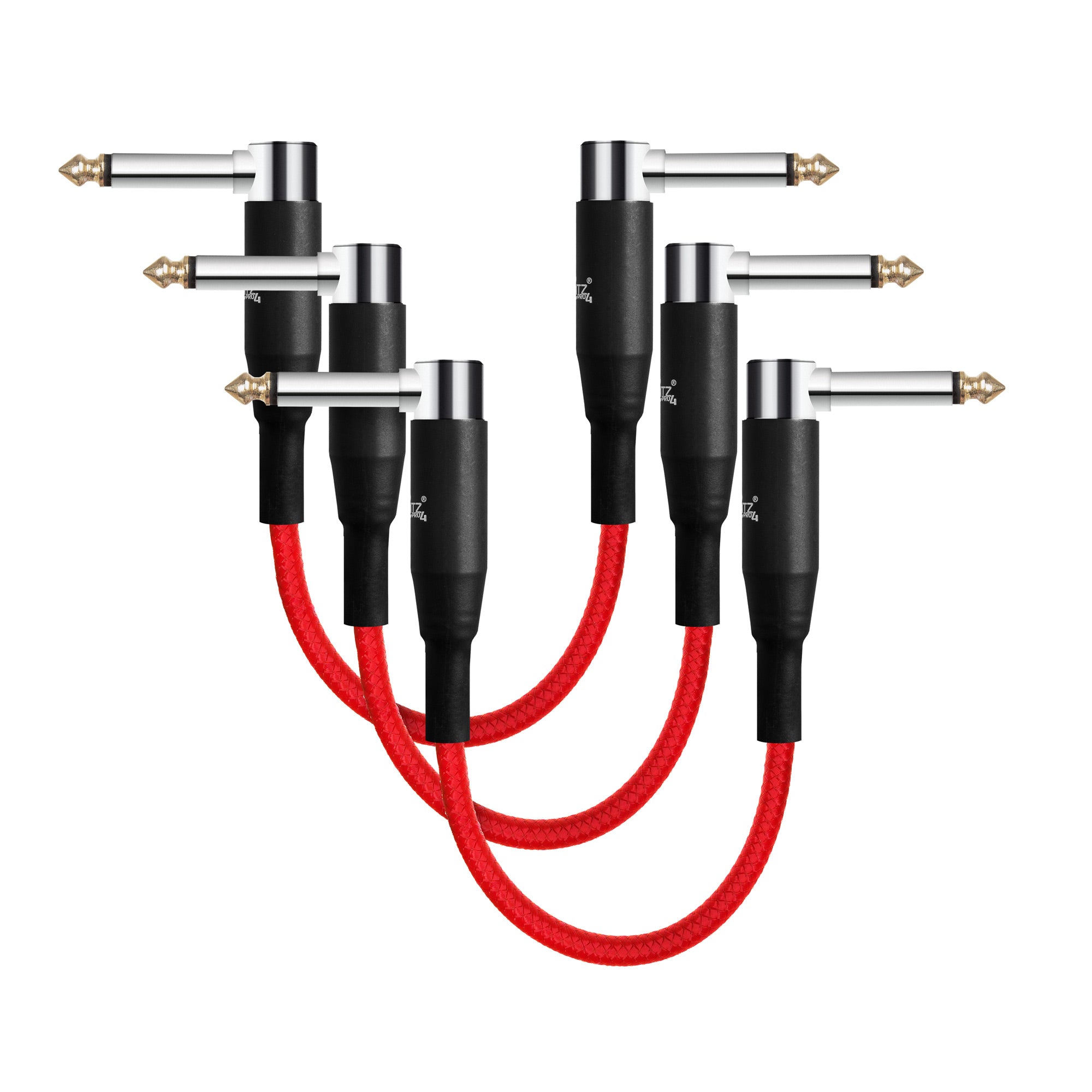 guitar pedal leads JuicEBitz - PRO Angled (3 Pack) Effects Patch Color:Ammonite Blue/White/Red/Blue Savage Gear Monster Slug Atwood Rope these cables are ready