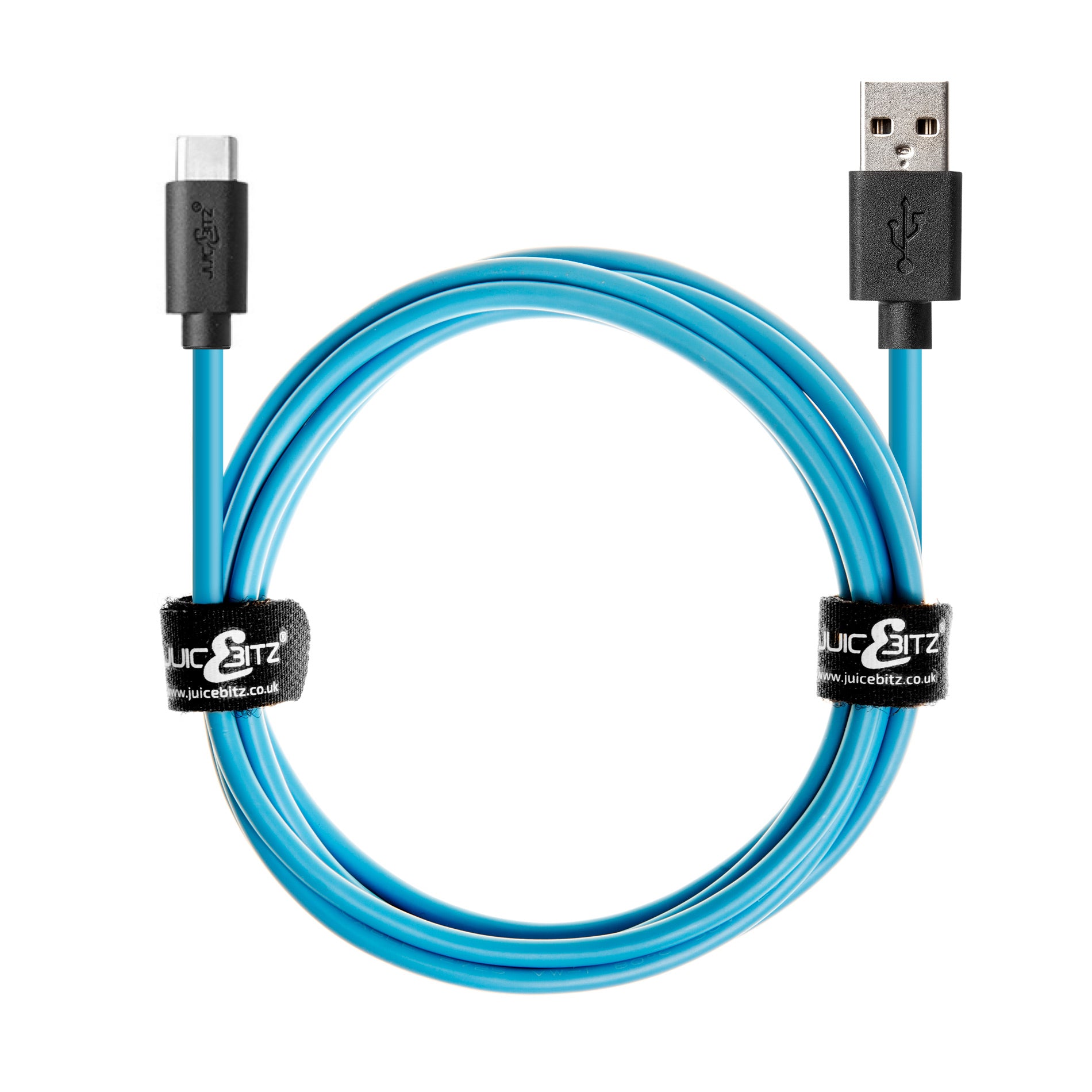 USB 2.0 Male to USB-C 3A Fast Charger Data Cable - Blue
