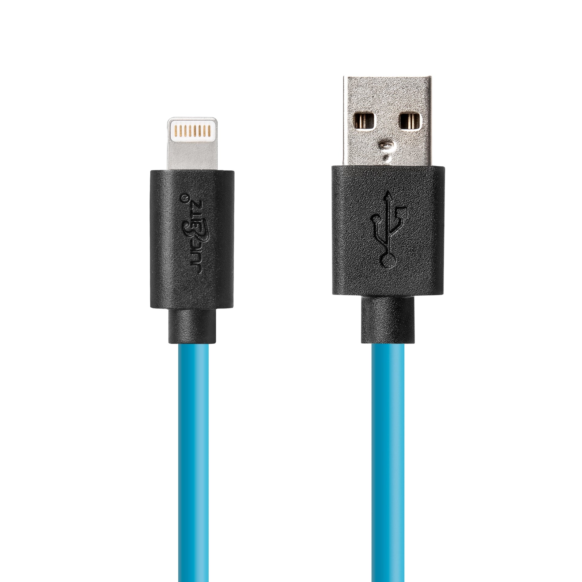 USB Charger Cable Data Sync Lead for iPhone, iPad, iPod - Blue