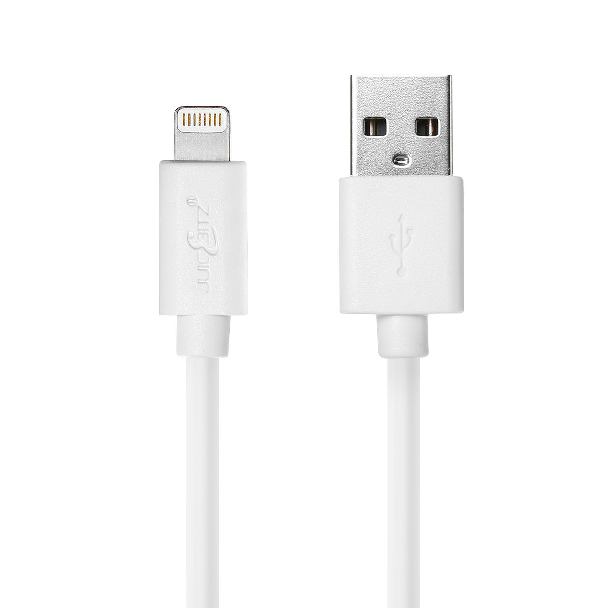 USB Charger Cable Data Sync Lead for iPhone, iPad, iPod - White
