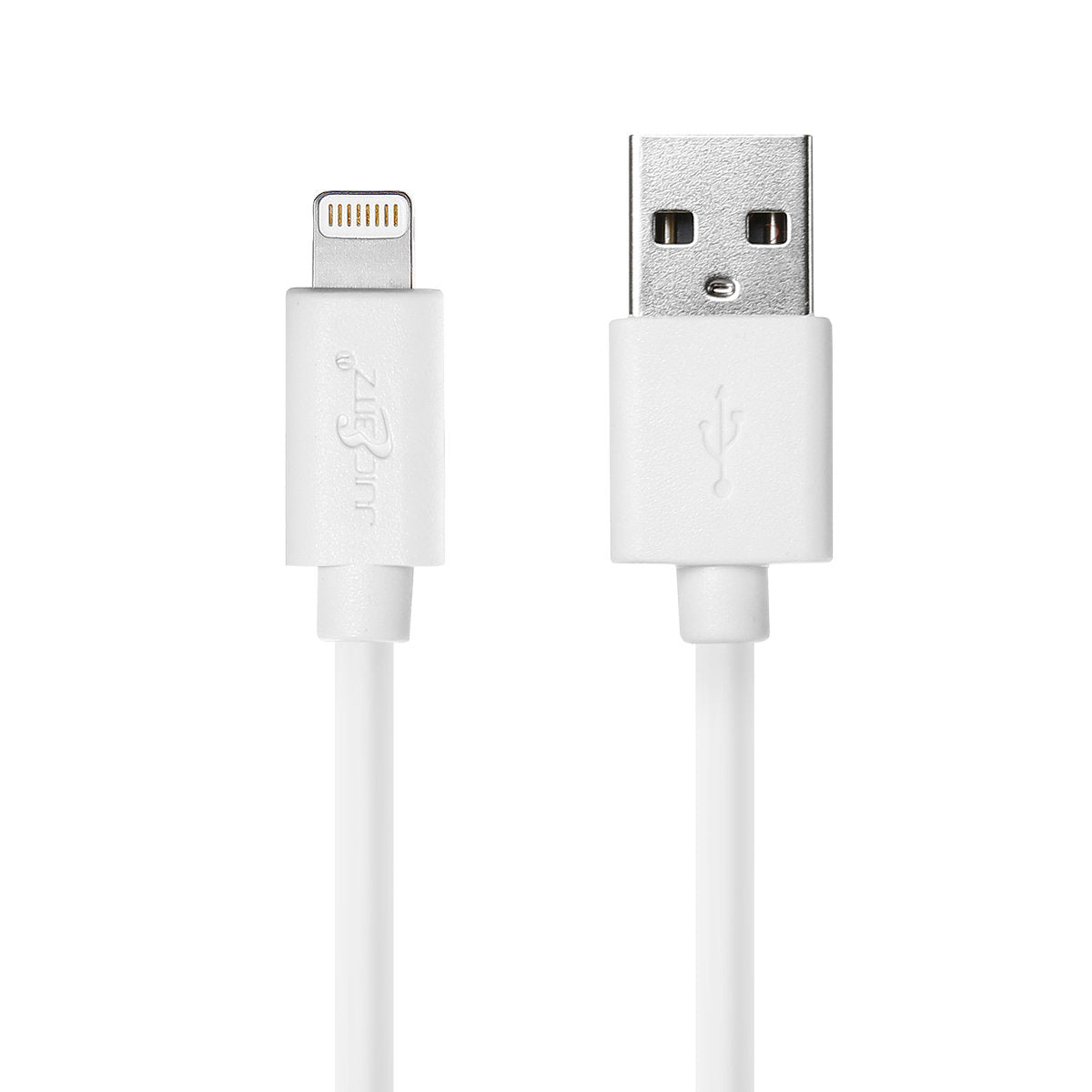 USB Charger Cable Data Sync Lead for iPhone, iPad, iPod - White