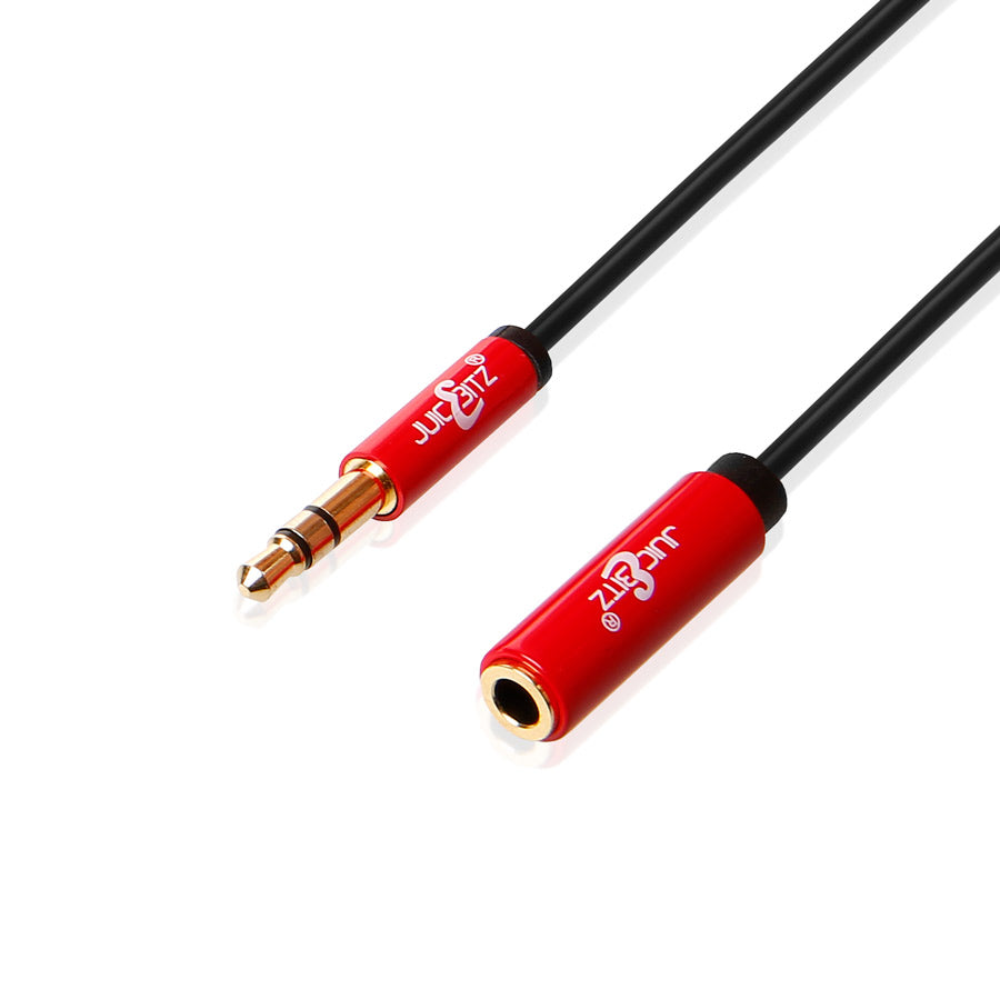 3.5mm Male to Female Jack Extension Stereo AUX Lead