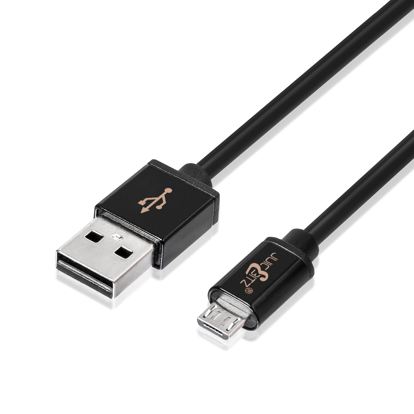 Micro-USB to USB2.0 Fast Charger & High Speed Data Cable - Black