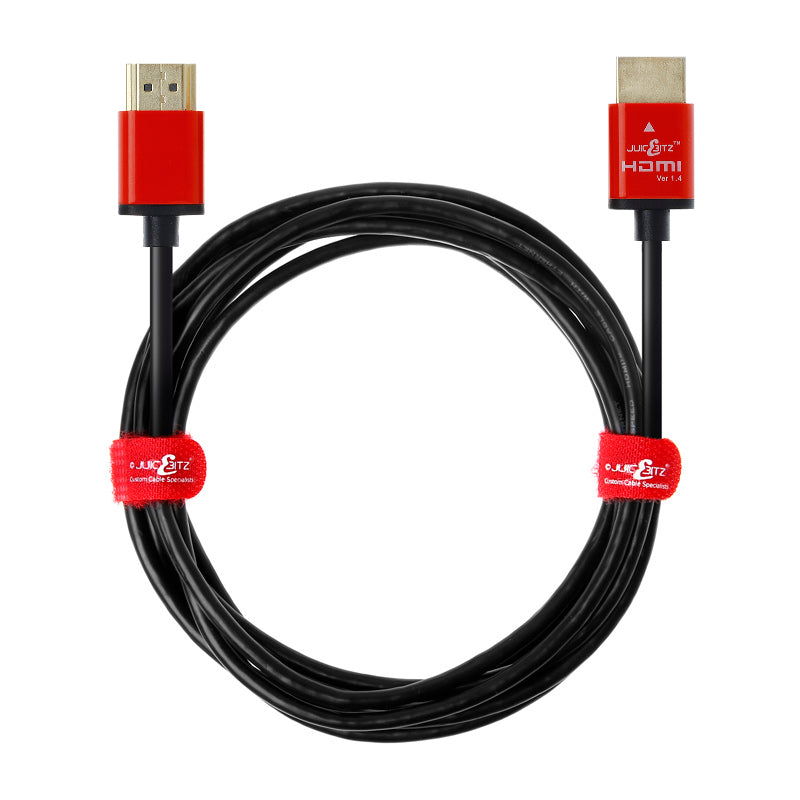 Slim HDMI 1.4 High Speed HDMI Cable with Ethernet, CEC, ARC, Full HD
