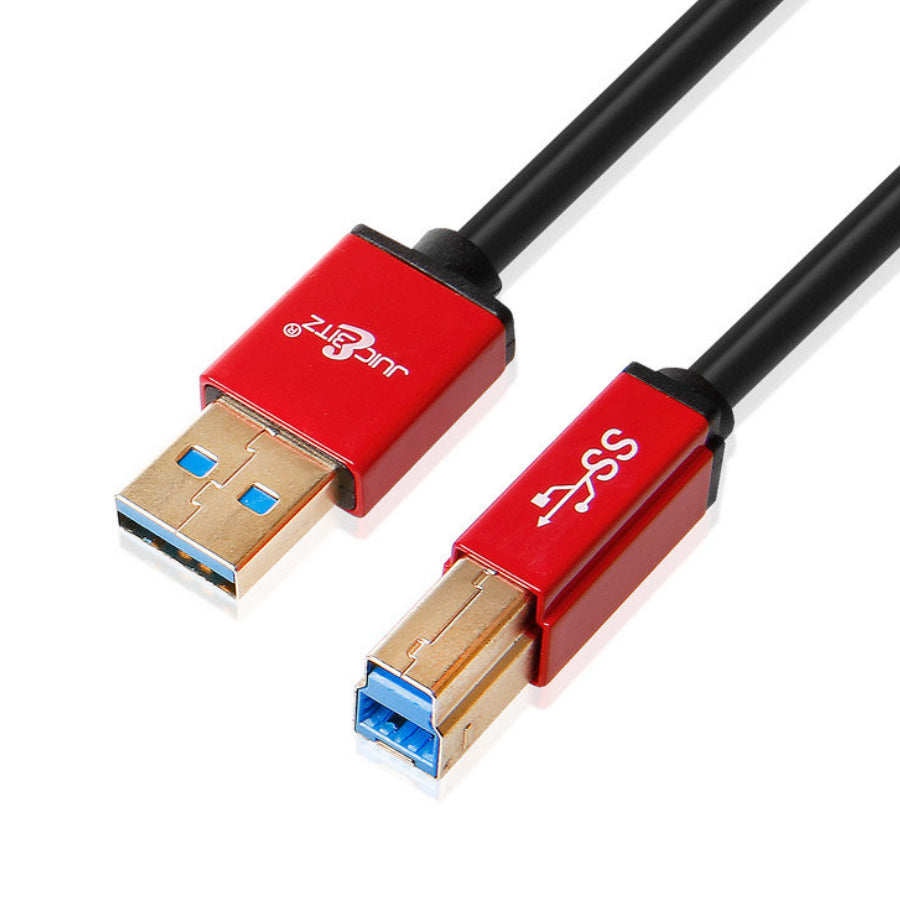 Premium USB 3.0 Male to Type-B Shielded (Printer Scanner) Cable
