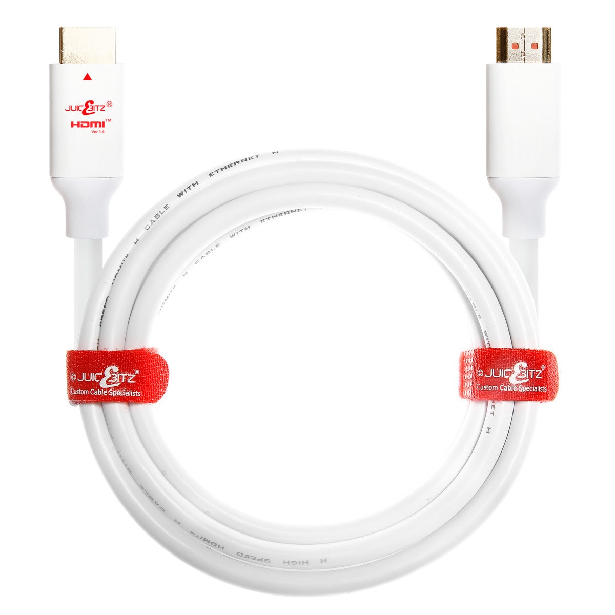 HDMI 1.4 Full HD HDMI Cable with Ethernet, CEC, ARC - White