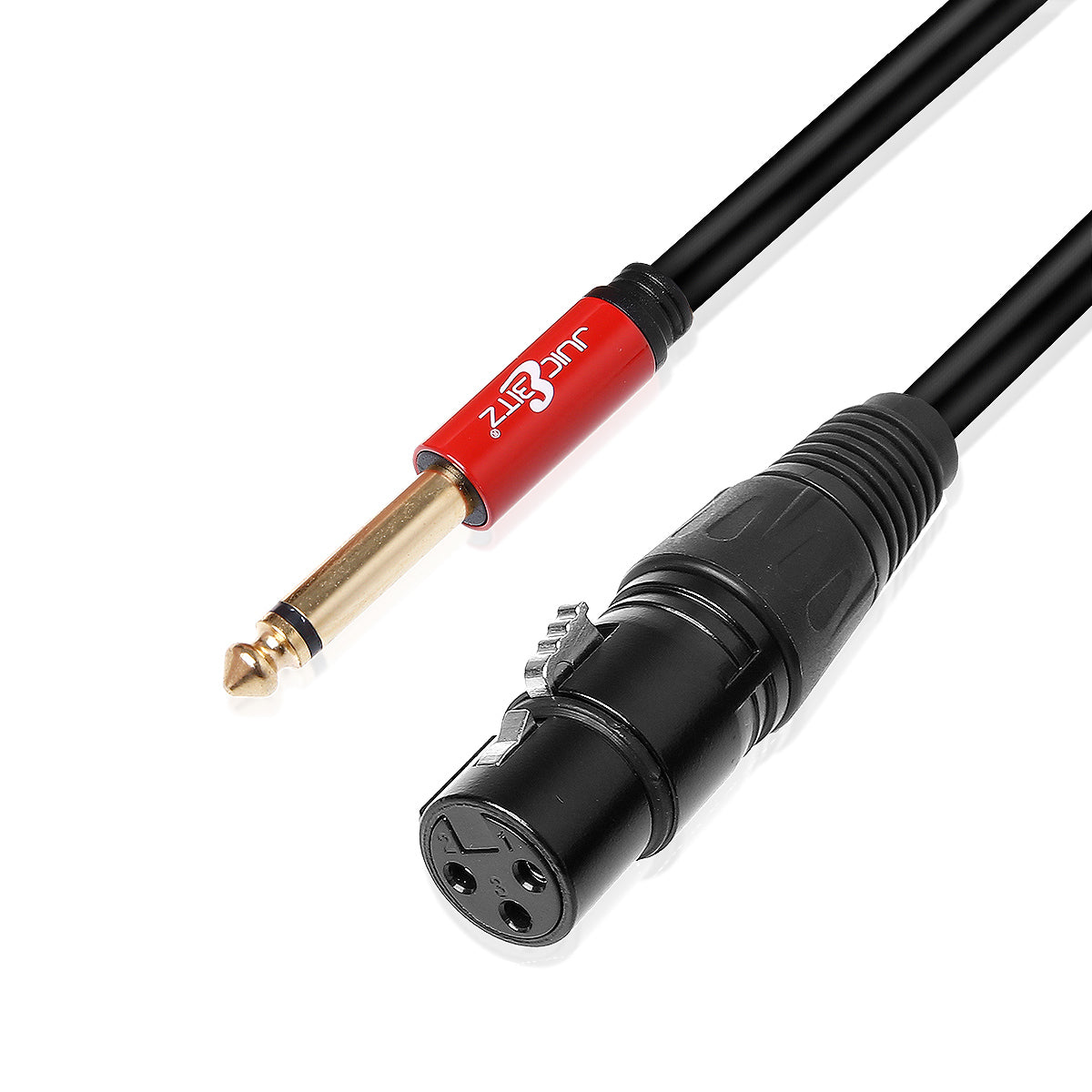 Female XLR to 6.35mm 1/4" Jack Lead Microphone & Shielded Speaker Audio Cable