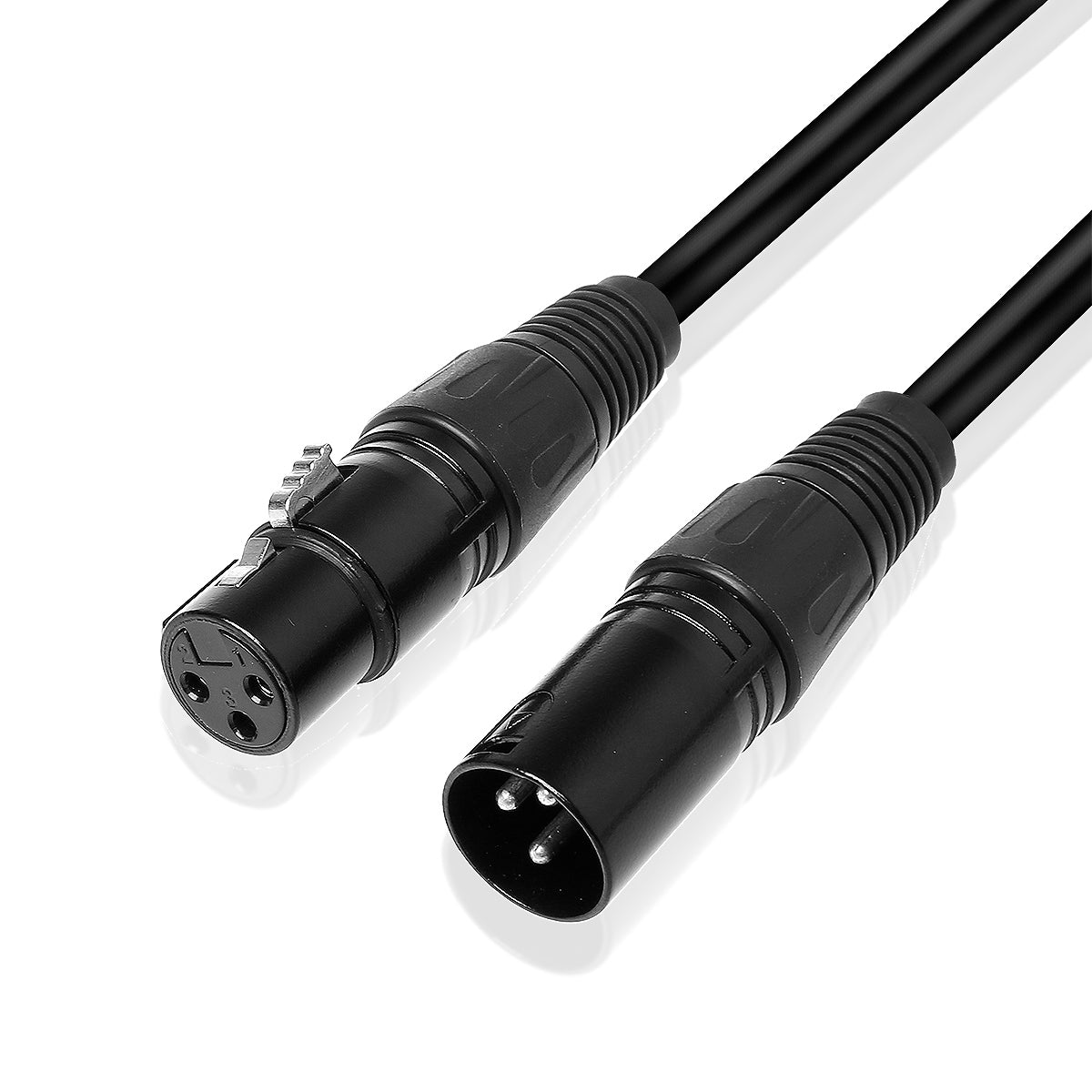 Female XLR to Male XLR 3 Pin Speaker Audio Signal Cable