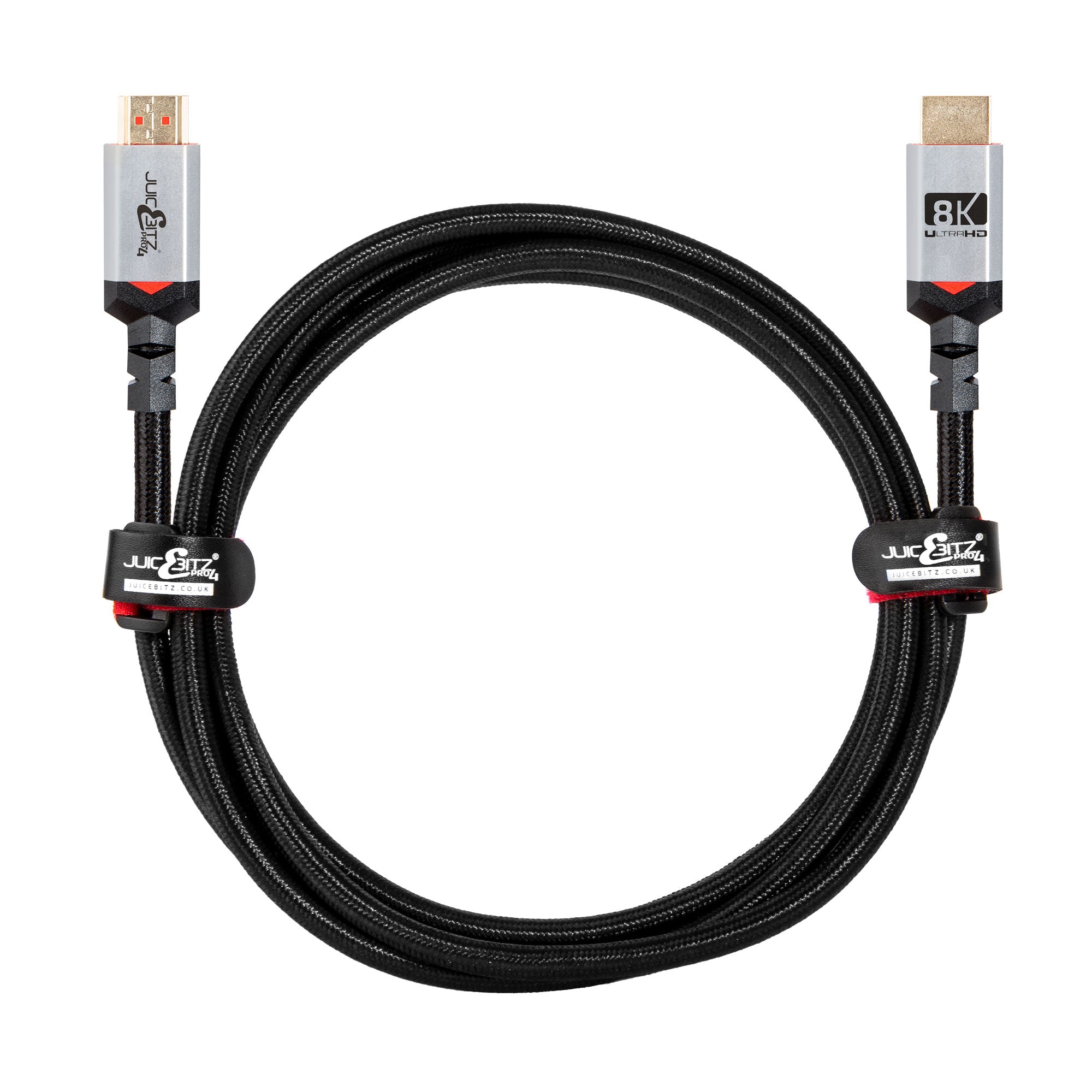 JuicEBitz - Pro Series 8K 48Gbps HDMI 2.1 Cables for UHD TV, QLED