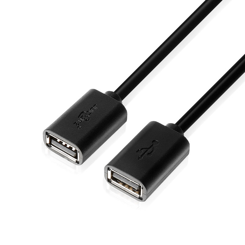 USB 2.0 Female to Female High Speed Mid-Extension Cable