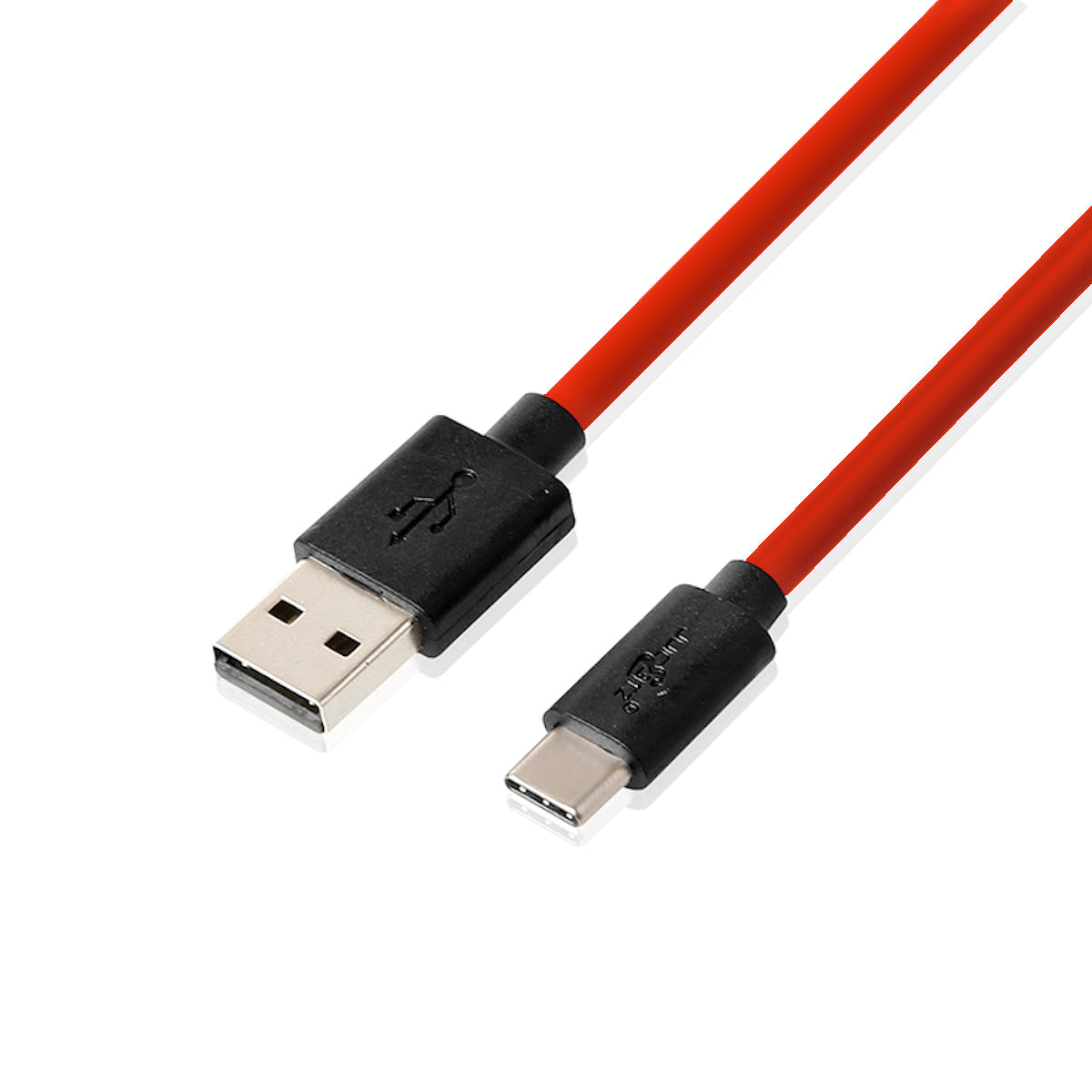 USB 2.0 Male to USB-C 3A Fast Charger Data Cable - Red